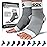 SB SOX Plantar Fasciitis Relief Socks - Ankle Brace Compression Sleeve - Arch Support for Foot Pain, Swelling, Heel Spurs - Foot Brace for Achilles Tendonitis Relief, Injury Recovery (White, Medium)
