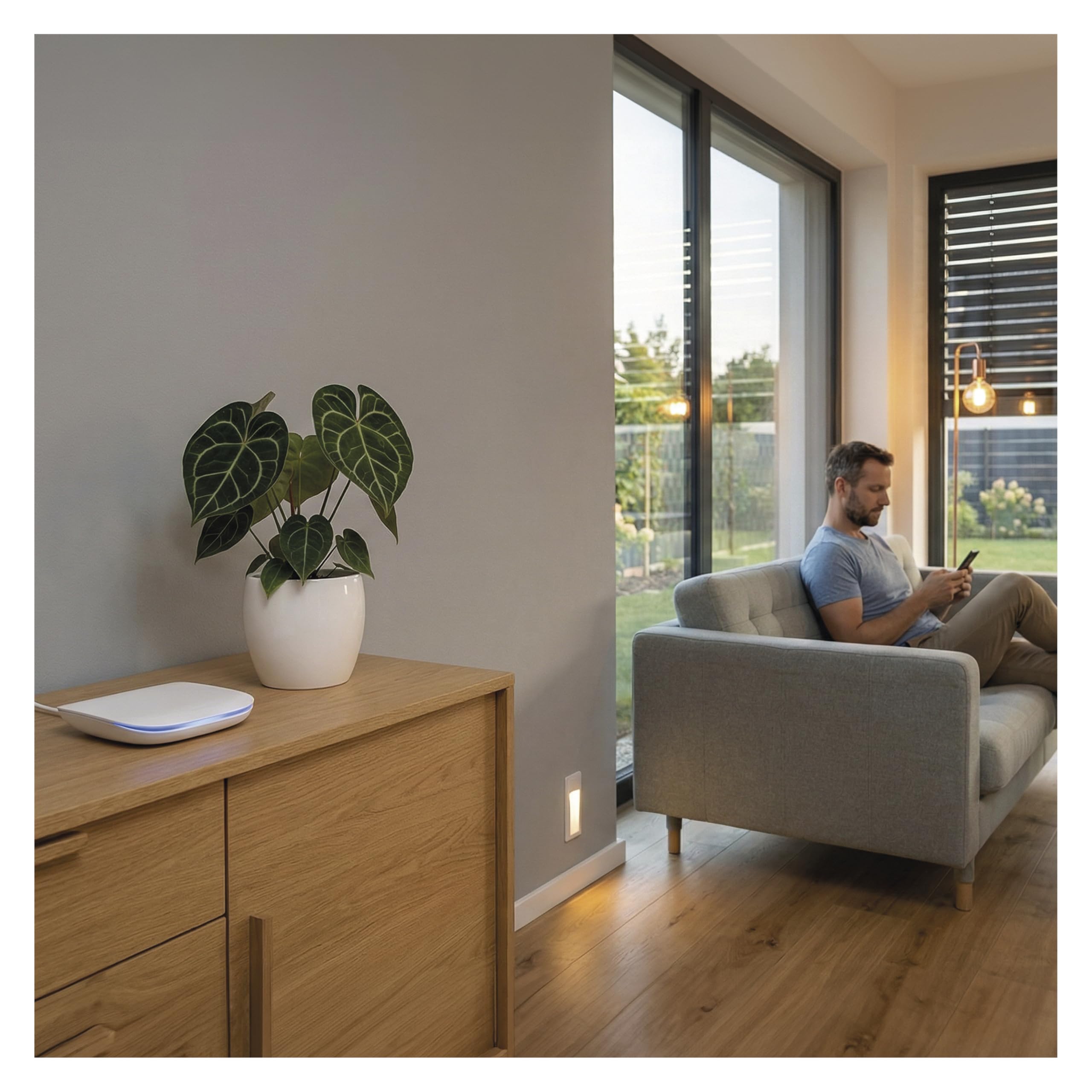 EMOS GoSmart - ZigBee Gateway IP-2000Z per un massimo di 128 dispositivi intelligenti ZigBee - Smart Home Hub compatibile con Tuya, Smart Life, Lidl, supporta Bluetooth, WiFi 2,4 GHz - Bianco