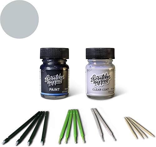 ScratchesHappen - Kit de pintura de retoque compatible con Scion Silver Ignition (J8A)