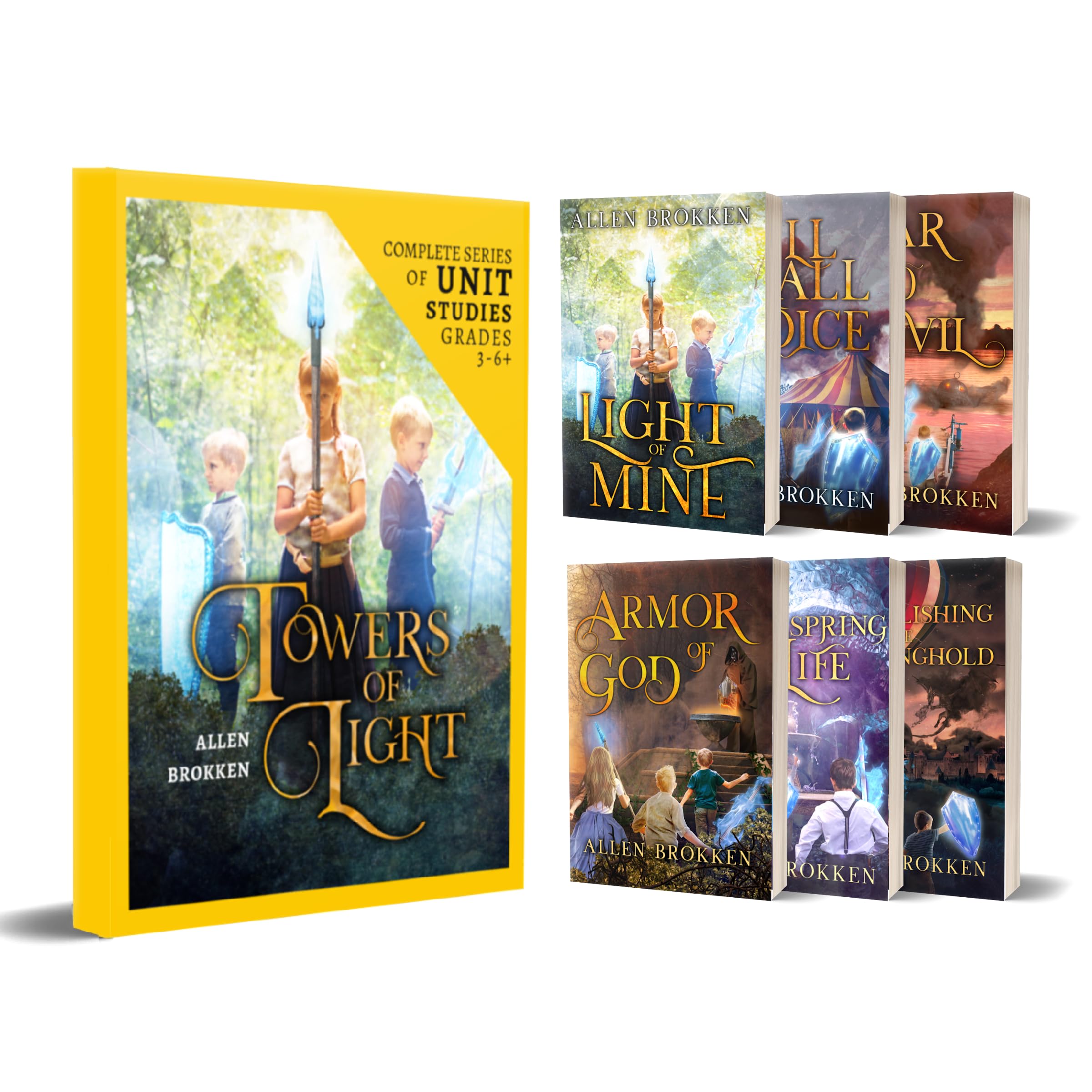 Towers of Light Series 24 Week Language Arts Curriculum Pack: 6 Four Week Unit Studies for 3rd to 6th Grade