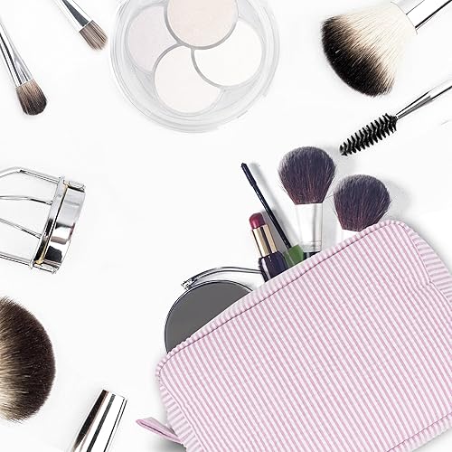 Miniatura 3 de Bolsa de cosméticos, bolsa de maquillaje personalizada para mujeres y niñas, Rosado