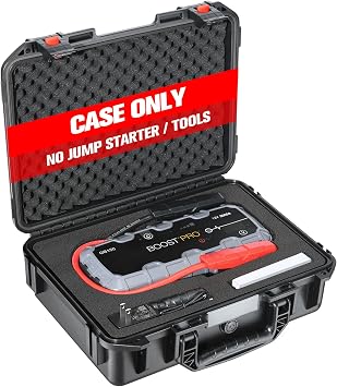 Hard Case for NOCO Boost GB150 Waterproof Storage for 3000A Jump Starter | Box for 12V Lithium Battery Booster Pack, Cables & Accessories, Portable Storage Box for Emergency Travel Trip, Case Only