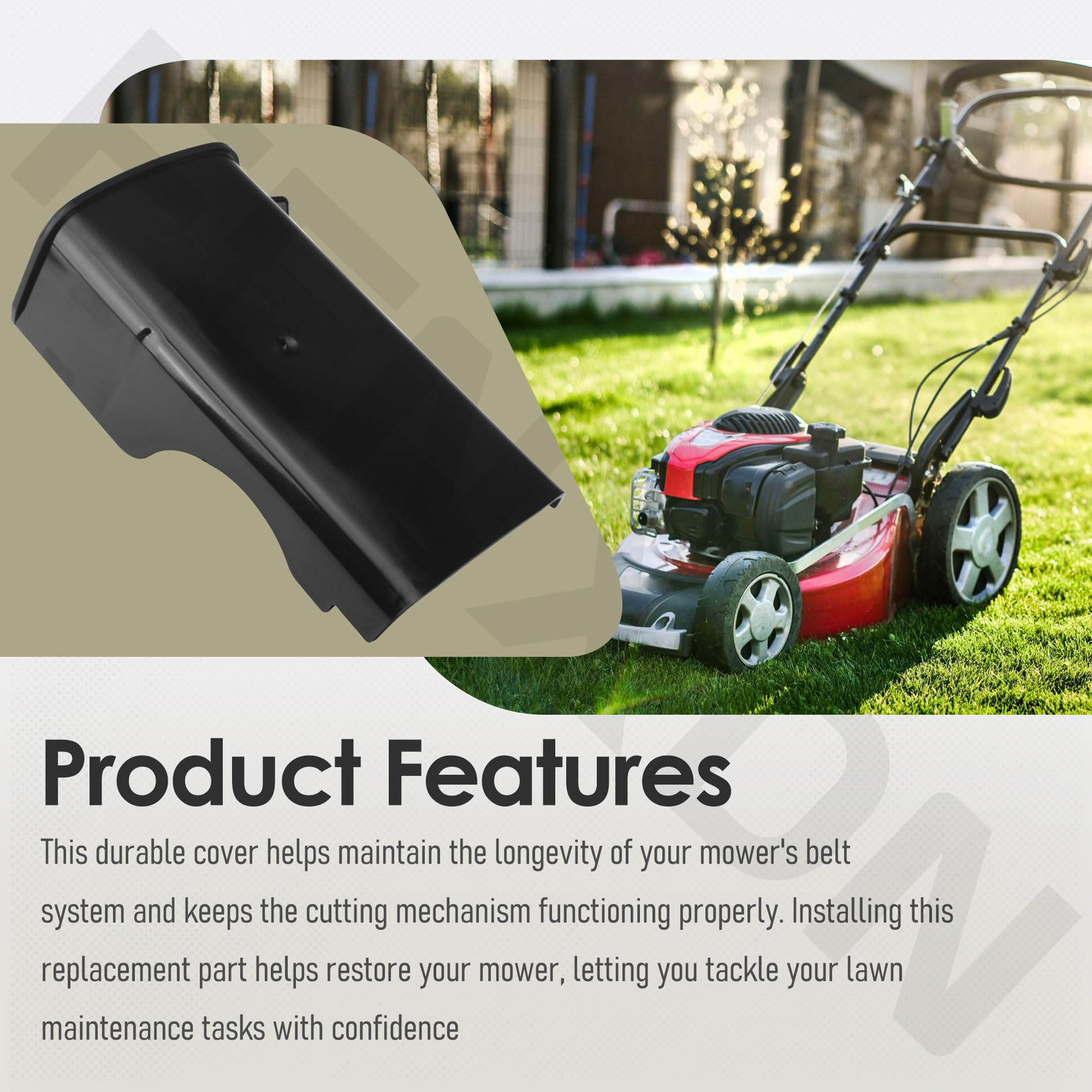 114-7937 - Funda para cinturón de cortacésped Toro de 22 pulgadas recicladora 20332, 20332C, 20334, 20334C, 20366, 20366T, 20337, 20337HD, 20338, 20340, 20355 2 unidades