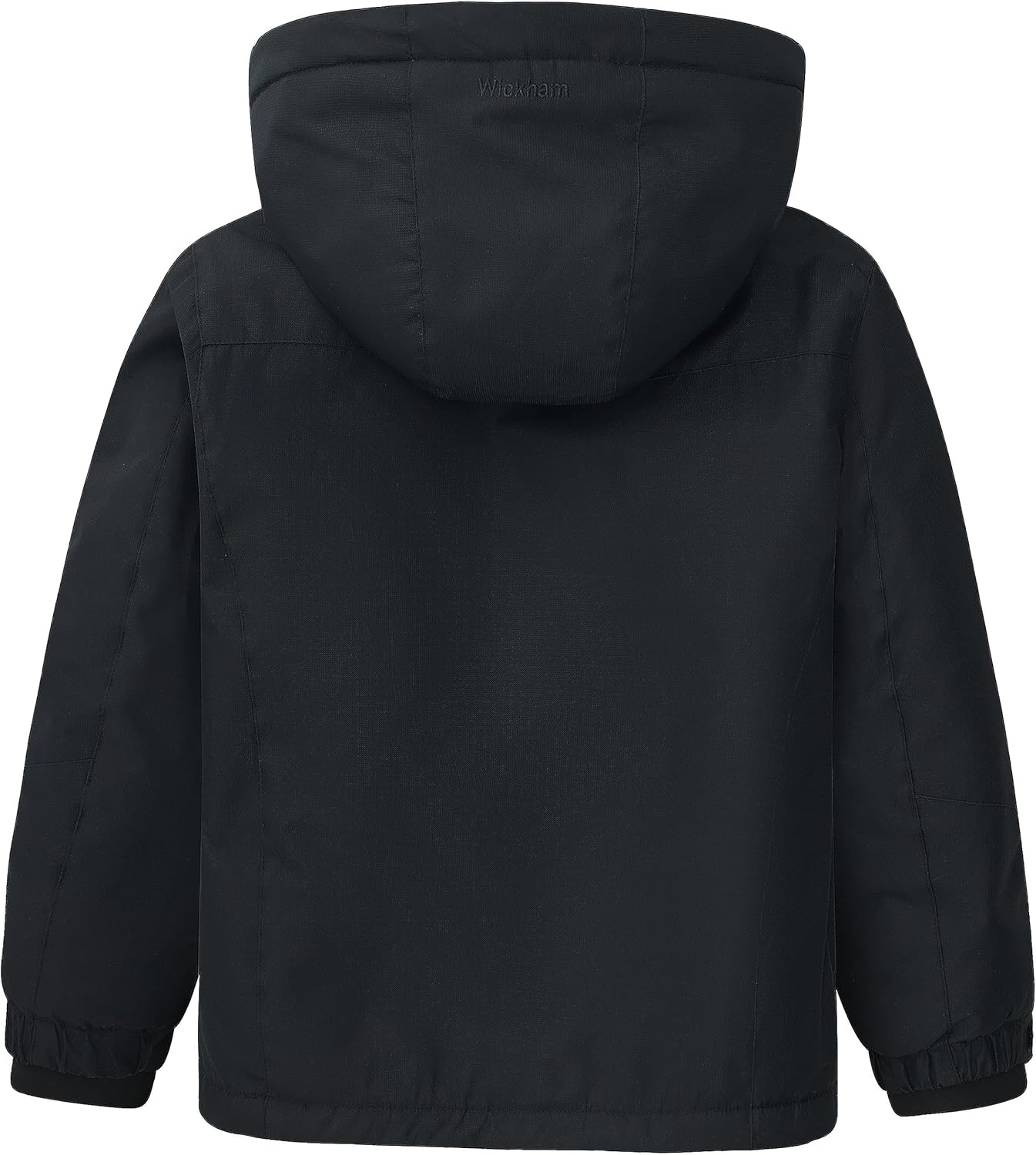 WICKHAM Girl's Waterproof Ski Jacket Winter Warm Fleece Lined Snow Windproof Jackets Removable Hood Ski Coat for Kids - Image 3