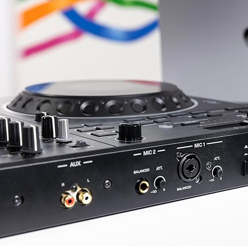 Miniatura 12 de Pioneer DJ DDJ-REV5 Controlador de DJ de rendimiento de 2 canales estilo Scratch (Negro)