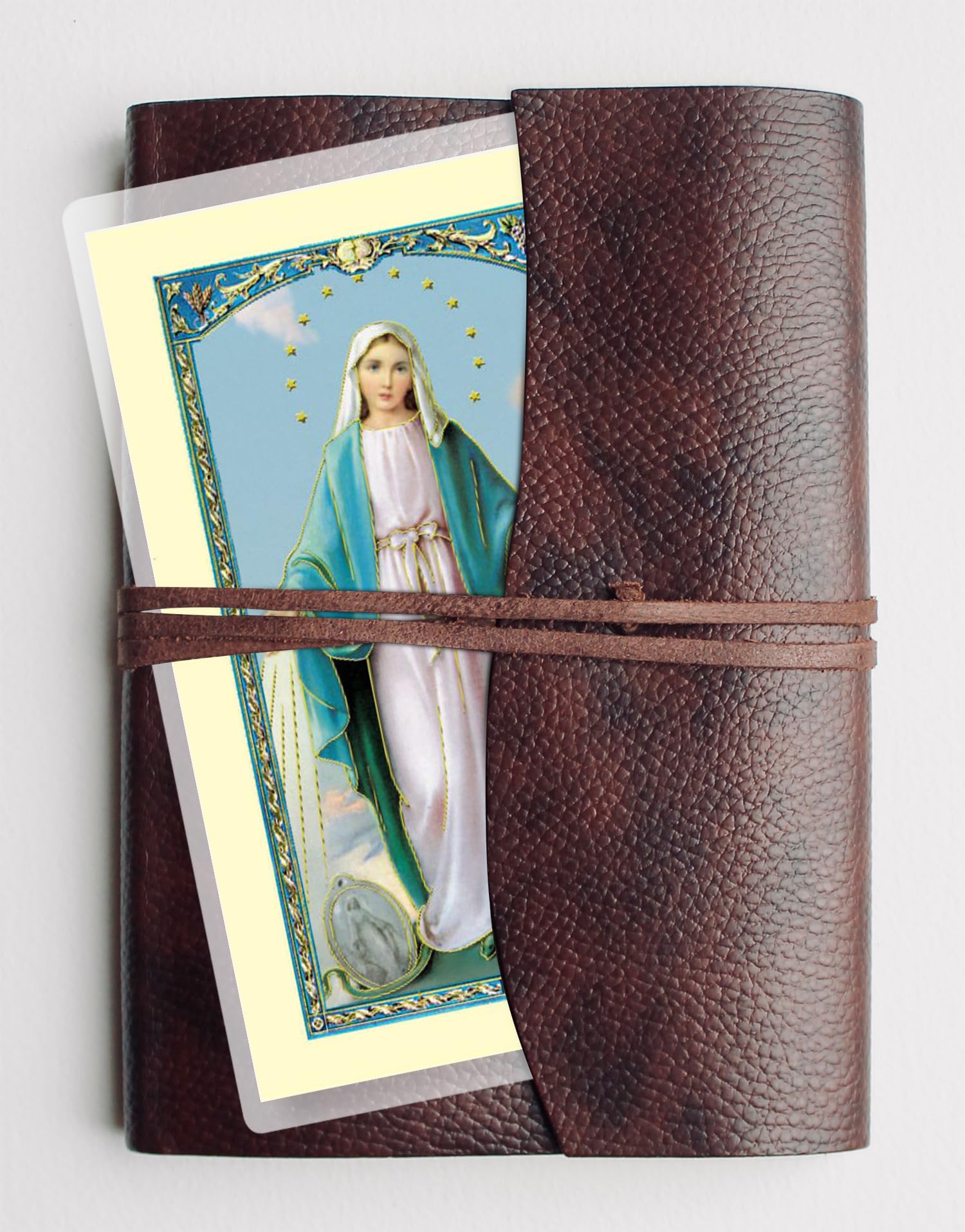 Laminated Miraculous Medal Prayer Card Pocket Token