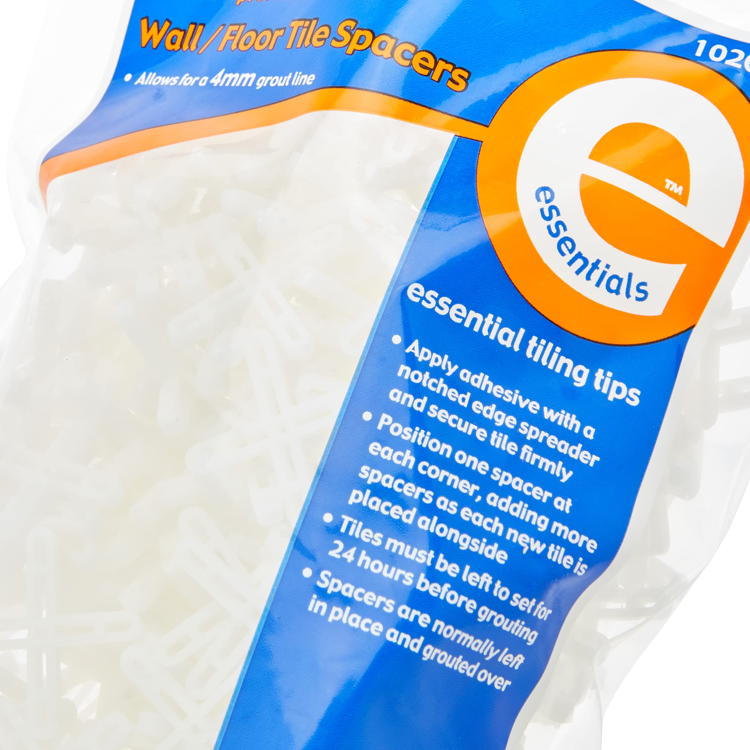 Vitrex Essential Tile Spacers 4mm (Pack 350) - UK