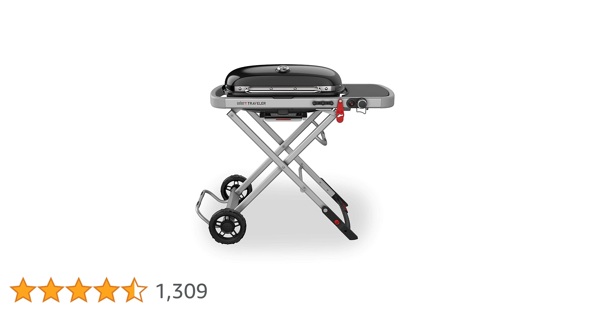 Weber Traveler トラベラー ガスグリル 9010013 WEBER Weber 9010013 TRAVELER ポータブルグリル【LPガス対応