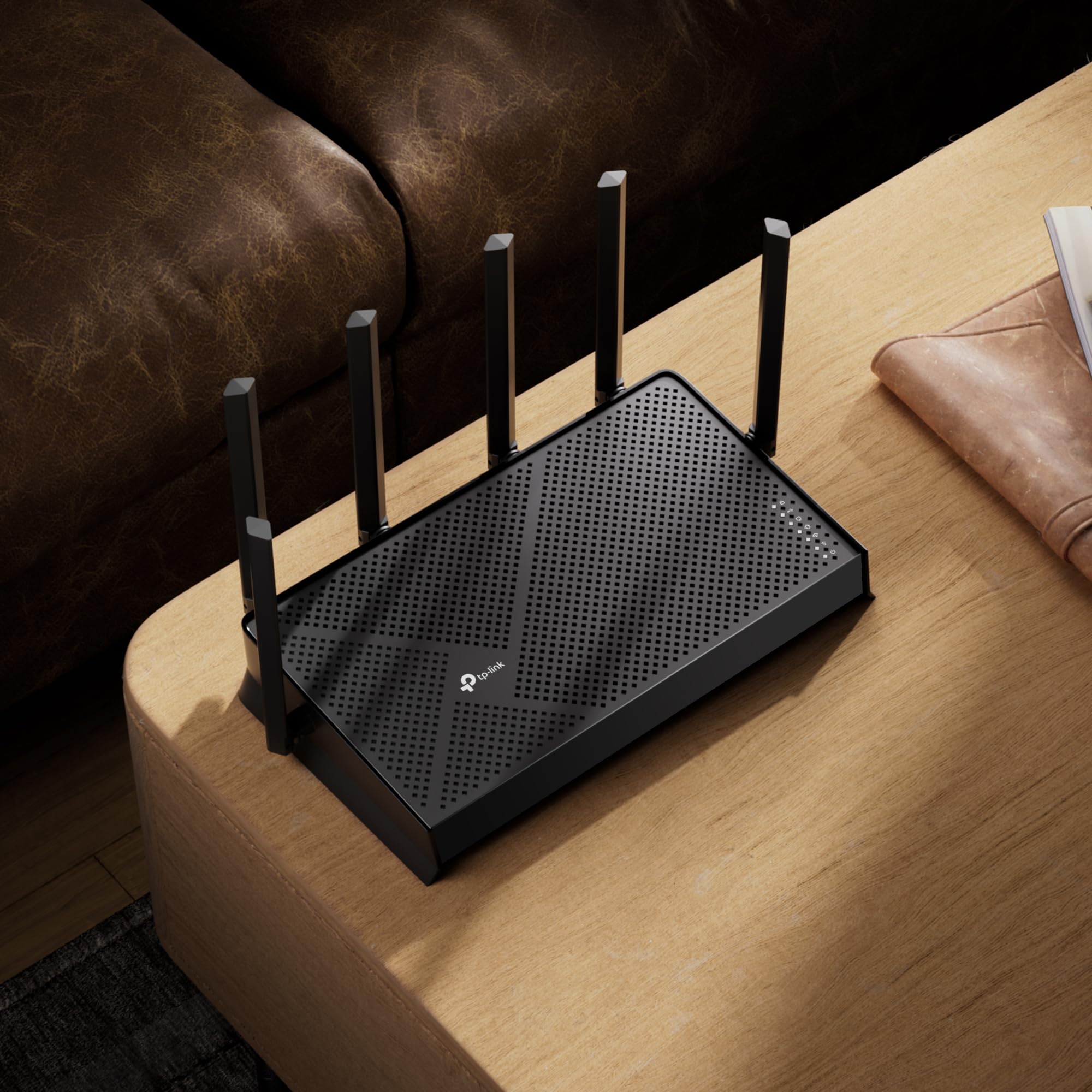 TP-Link Archer BE400 Router Wi-Fi 7 Dual-Band BE6500Mbps, 2.5G WAN, 2.5G LAN, 3 Porte 1G LAN, 4K-QAM, MLO, MU-MIMO, Beamforming, 6 Antenne Esterne, Home Shield, IoT, Compatible con EasyMesh