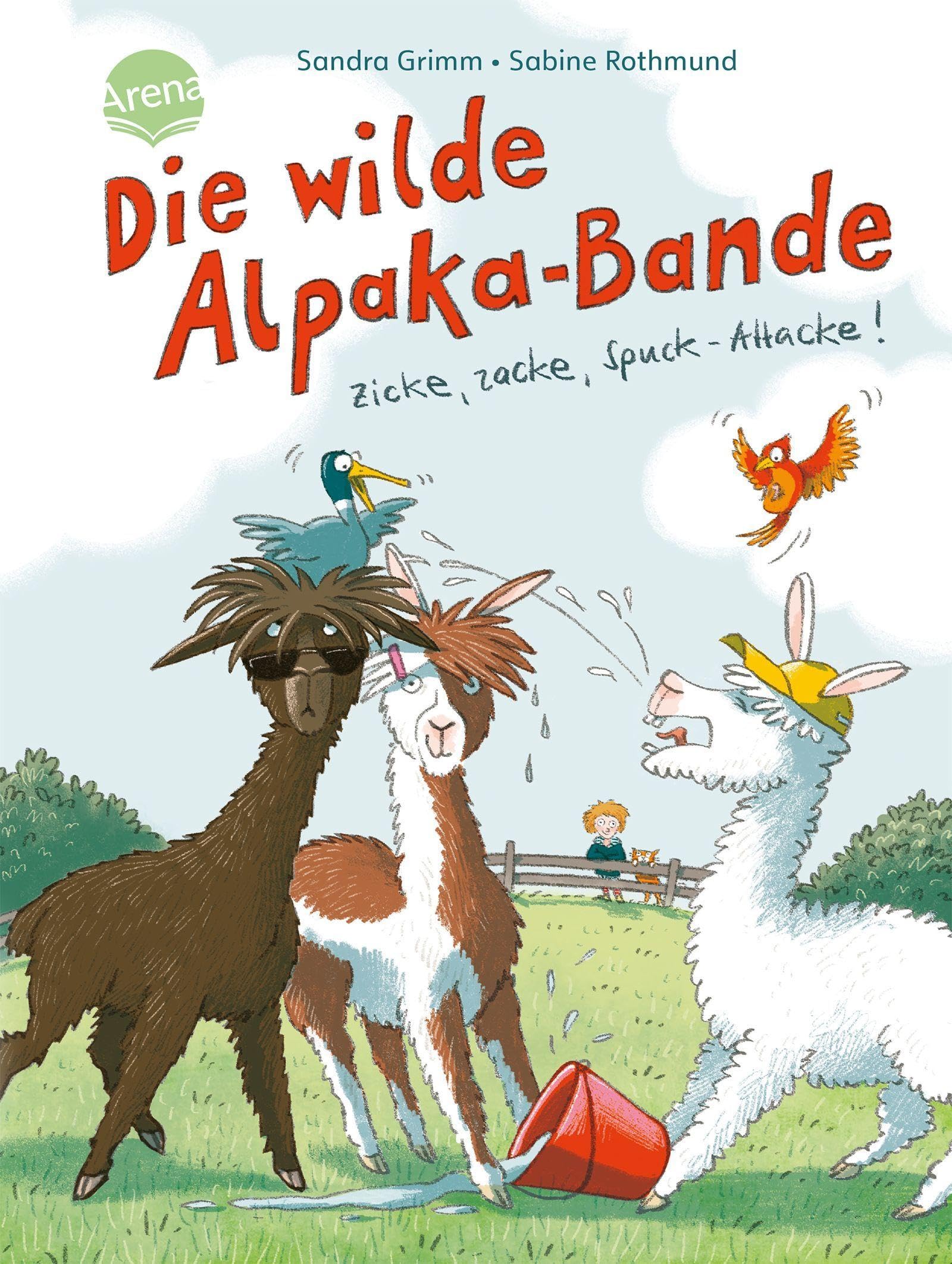Die wilde Alpaka-Bande (1). Zicke, zacke, Spuck-Attacke!: Lustige Alpaka-Abenteuer zum Selberlesen ab 7 Jahren