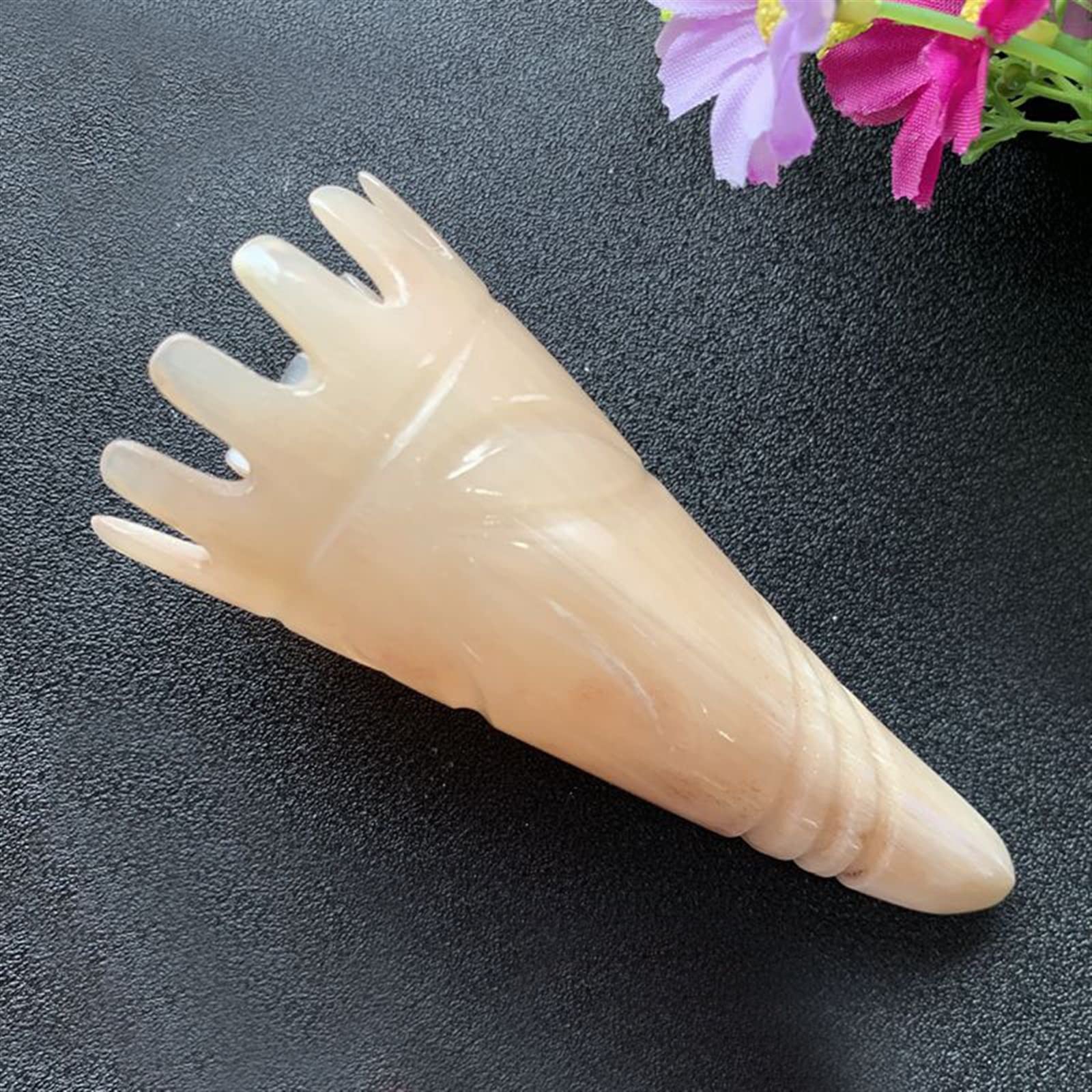 Gua sha cuir chevelu anti stress avec peigne à larges dents MOBYAT