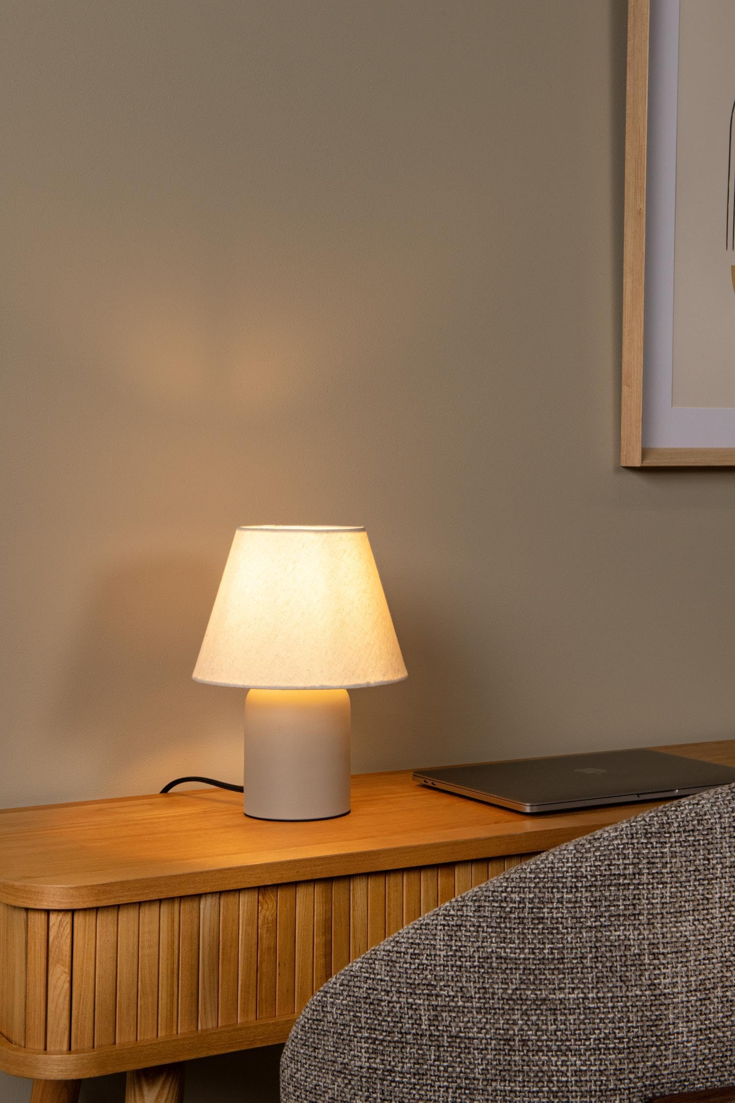 LUCIDE MACIA - Tischlampe - 1xE14 - Beige
