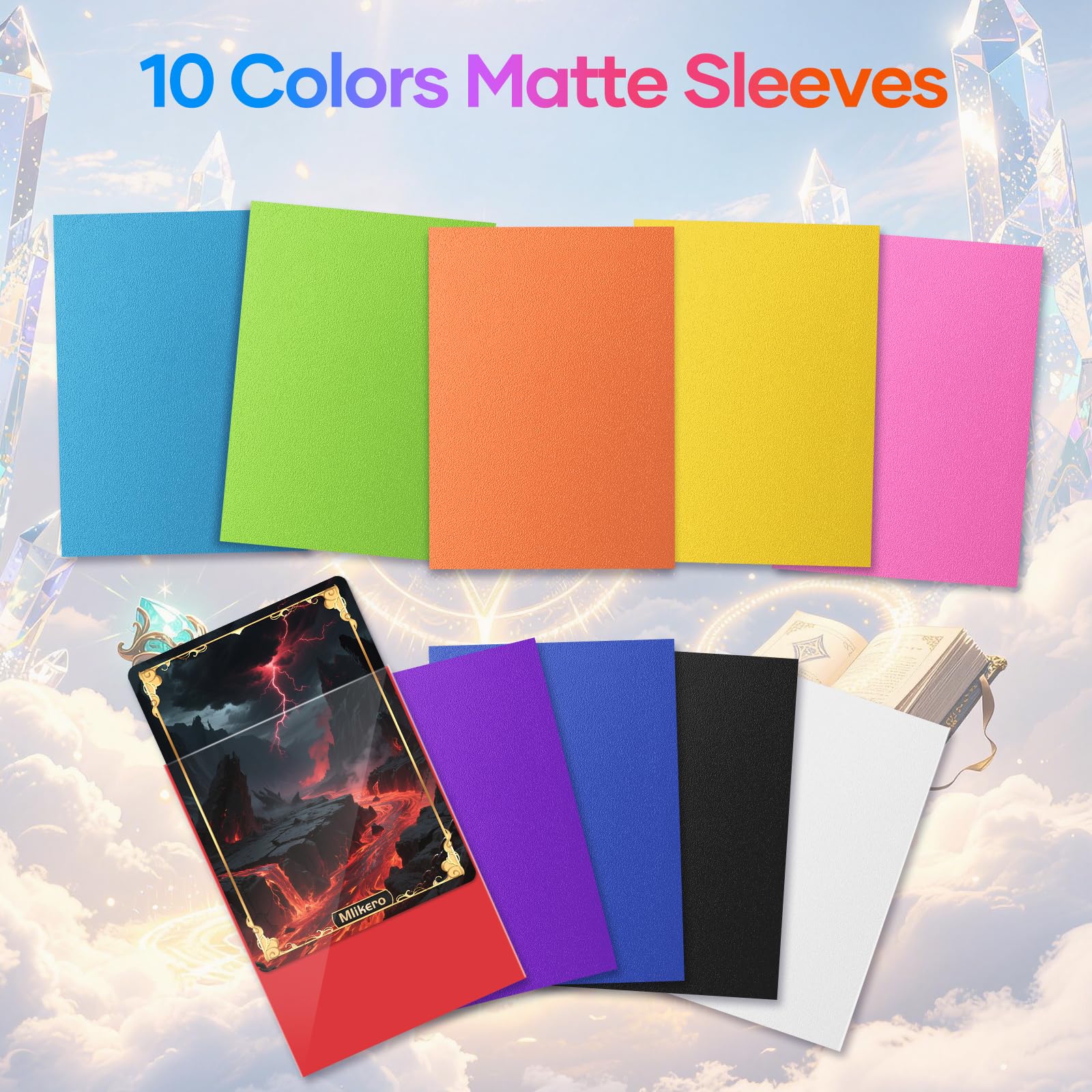 mlikero card sleeves Amazon.com: Mlikero 1000 Count Card Sleeves, Baseball Card Sleeves for  Standard Cards, 10 Colors Trading Cards Sleeves Fit for MTG, Football Card,  Sports Cards, Game Cards : Toys & Games