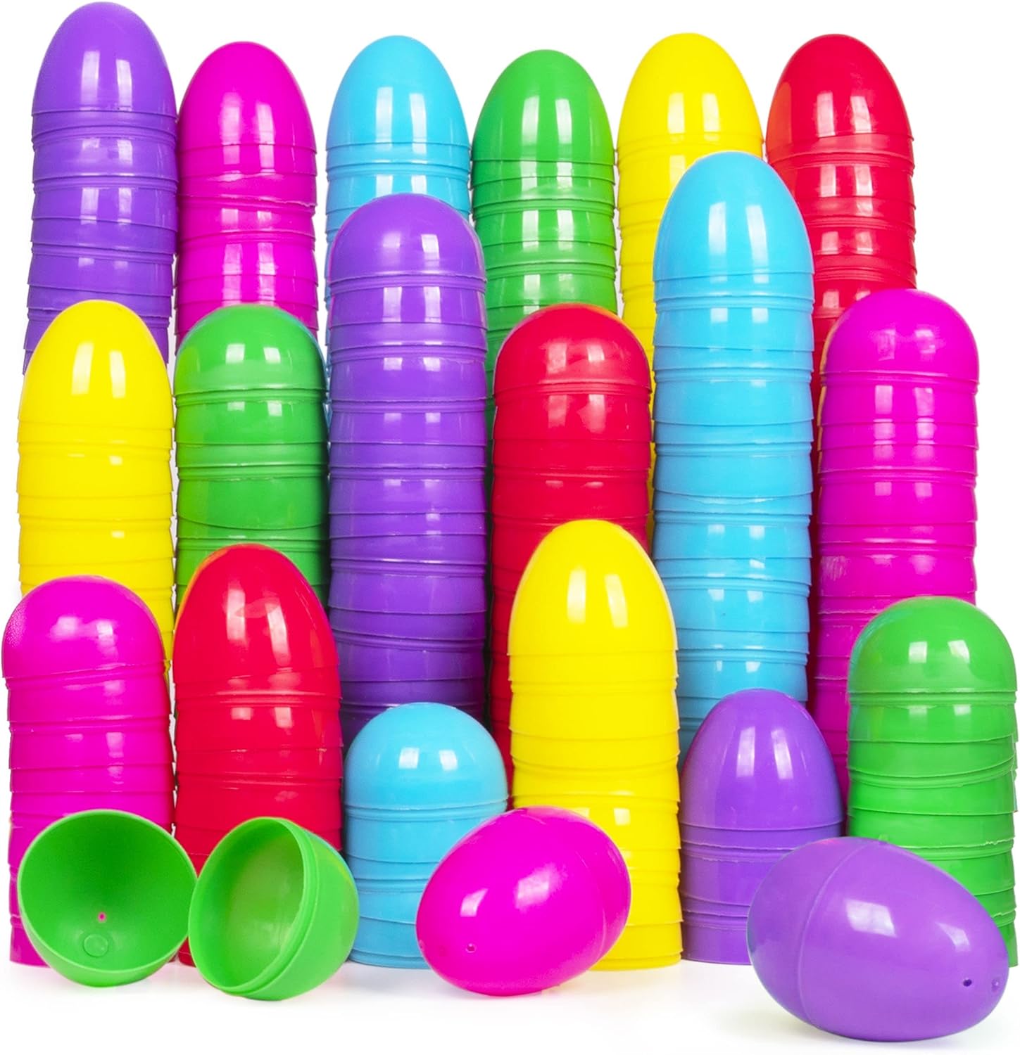 Giraffe 150 Pack Bulk Plastic Easter Eggs Assortment for