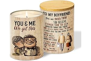 Personalized Lavender Candles - Meaningful Gift for Boyfriend