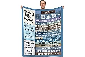 Thoughtful Dad Birthday Blanket: A Cherished Keepsake from Kids