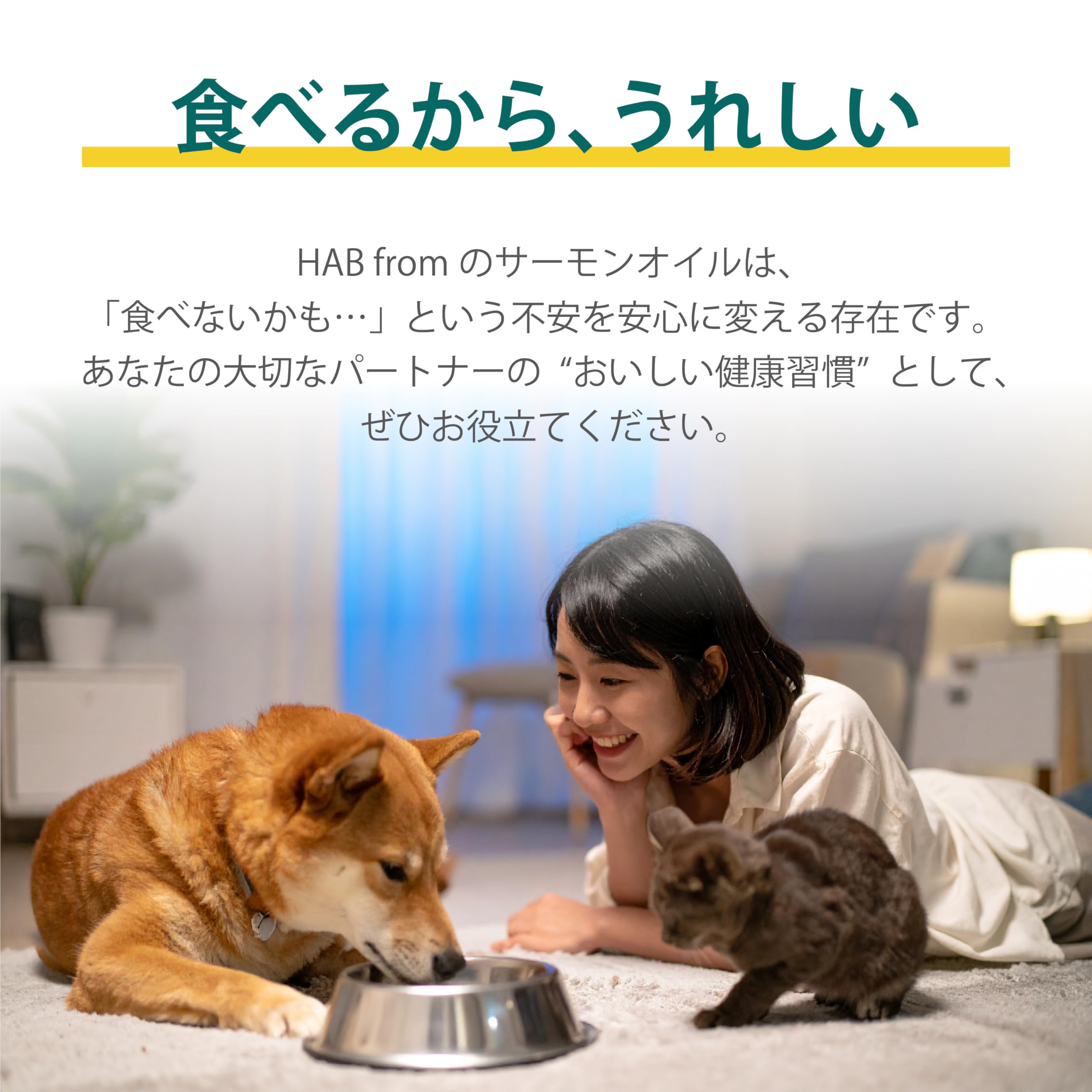 Amazon.co.jp: HAB from（ハブ フロム） サーモンオイル 犬用 100ml