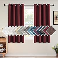 Vista 58 de H.VERSAILTEX Cortina de lino para oscurecer la habitación para dormitorio/sala de estar, cortinas opacas extra anchas de 100 x 84 pulgadas