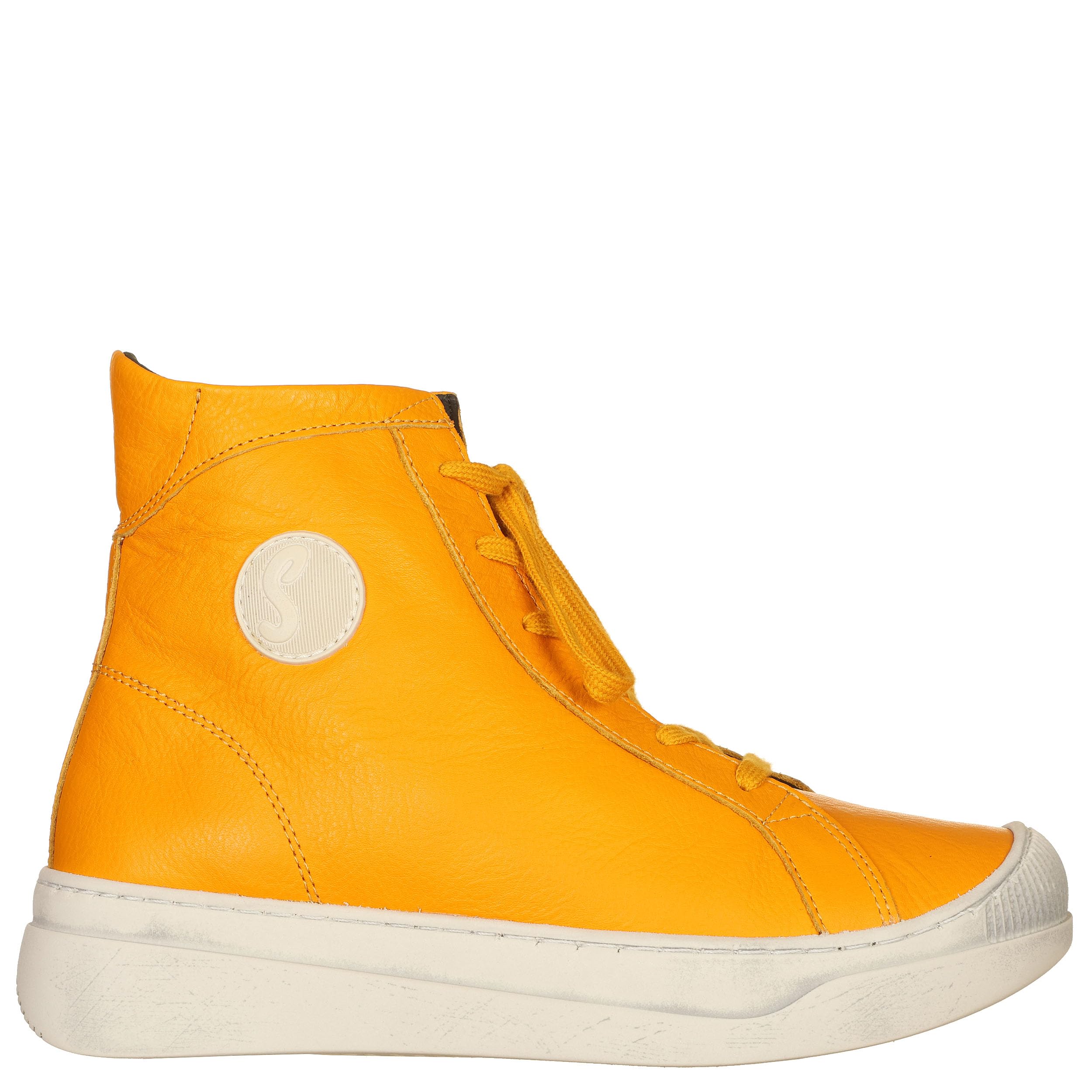 Chaussures à lacets Softinos femme ocre taille EU avec fermeture éclair