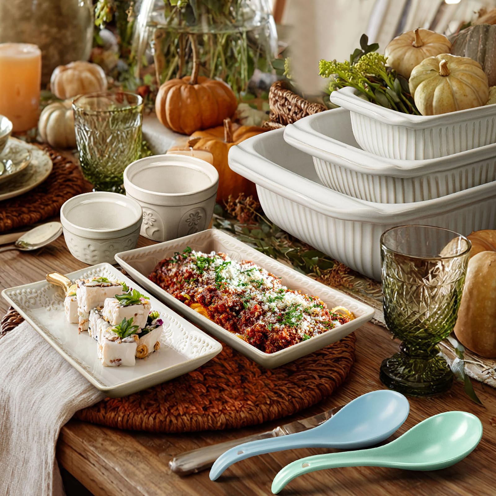 Amazon.com: Artena 6.75 inch Solid Asian Soup Spoon Set of 6,Ultra