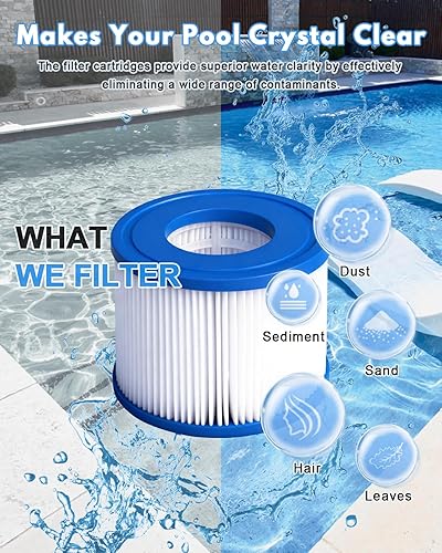 Miniatura 5 de Filtro de bañera de hidromasaje tipo reemplaza 90352E 58323 90427E Filtros inflables para bañera de hidromasaje, filtro de bomba de piscina,