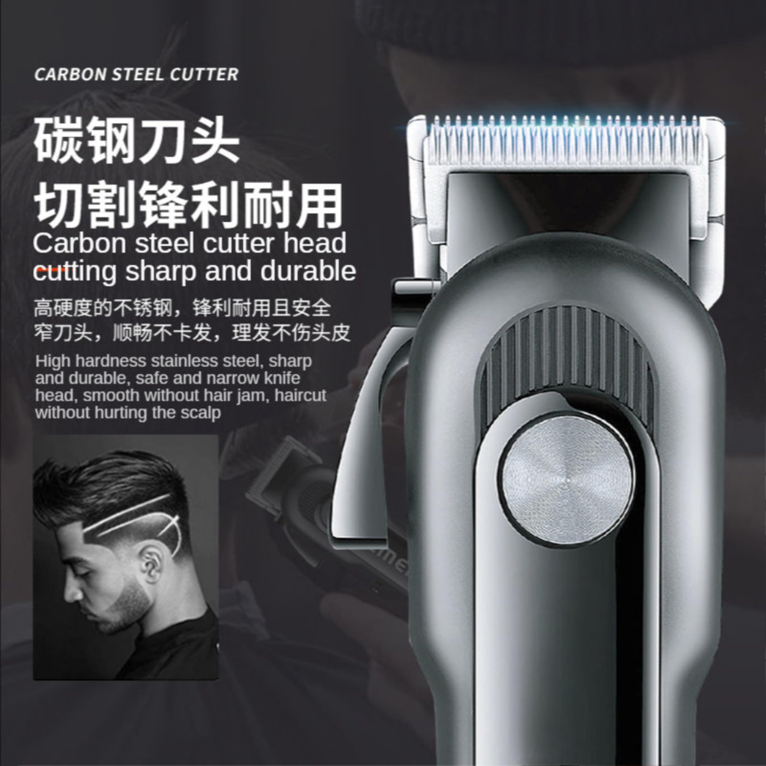 Concepta Trimmer For Men All In One | Rechargeable Beard Trimmer for Man | Waterproof Cordless Shaving Machine with USB Charging & 4 Combs for Hair, Beard and Moustaches 2