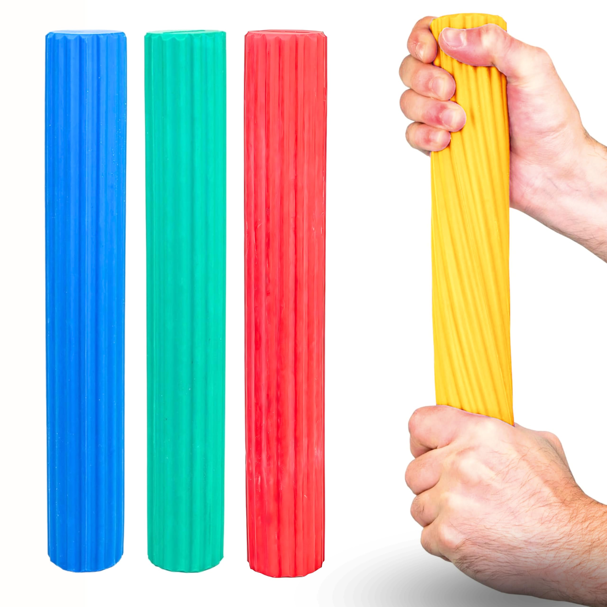 FAIR MOVE - Barre d'exercice flexible - Entraînement des mains et des doigts - Barre d'entraînement pour la physiothérapie, l'amélioration de la force de préhension et le renforcement des avant-bras -