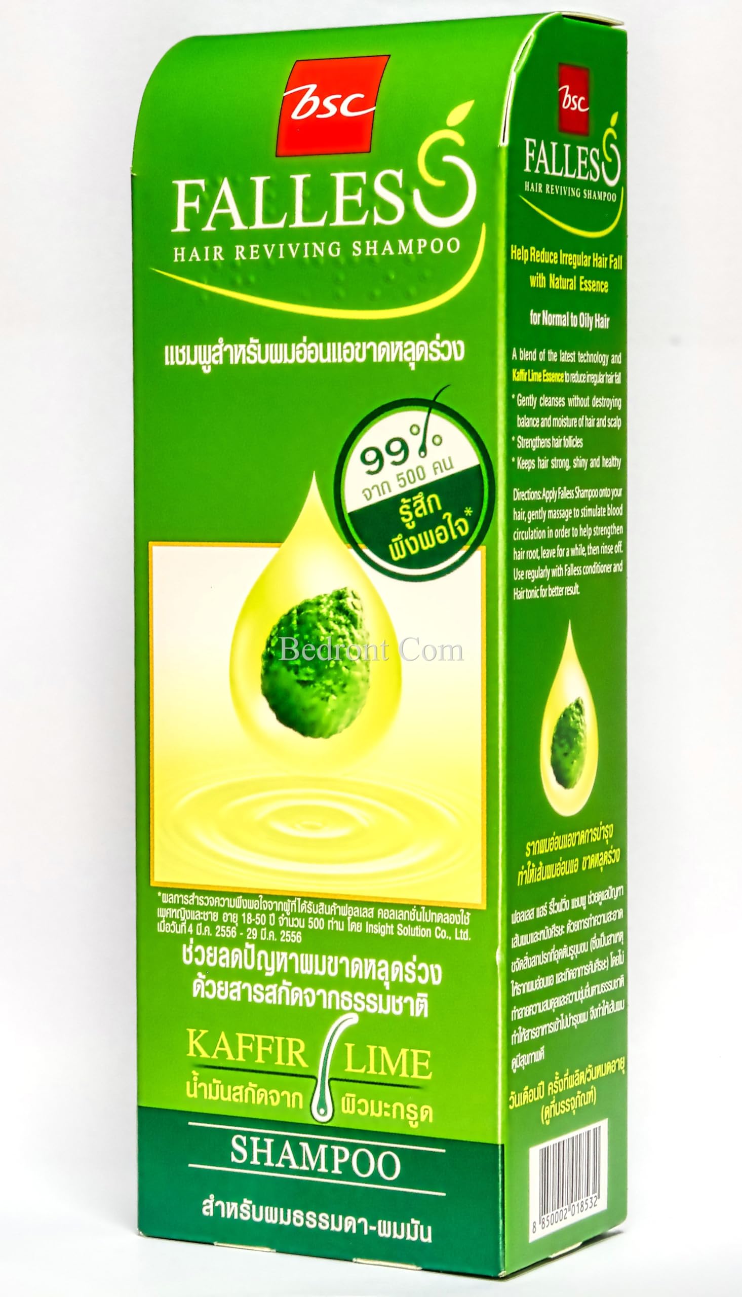 Amazon.com : BSC Falles Hair Reviving Shampoo, 180 ML, Kaffir Lime