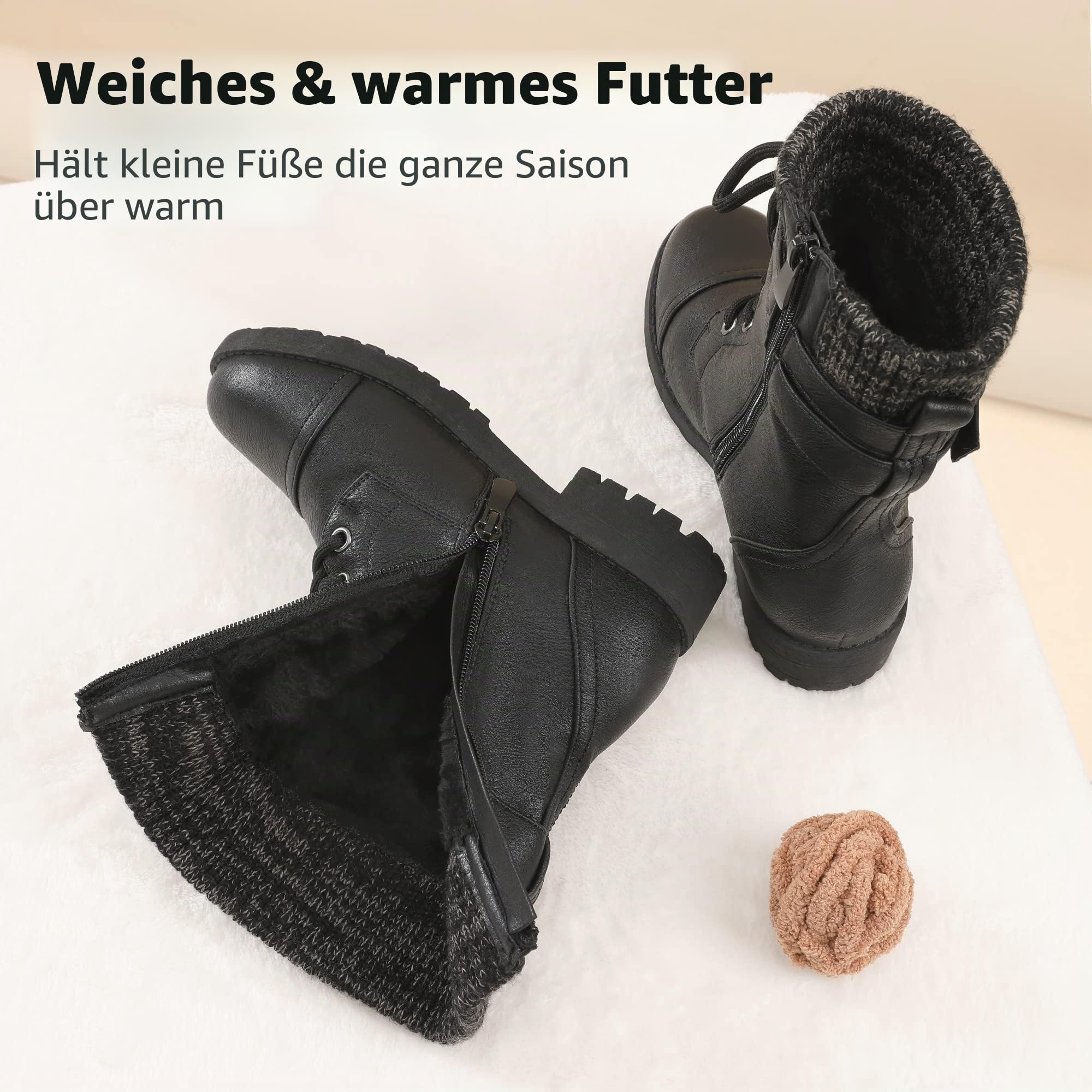 DREAM PAIRS Mädchen Jungen Stiefeletten