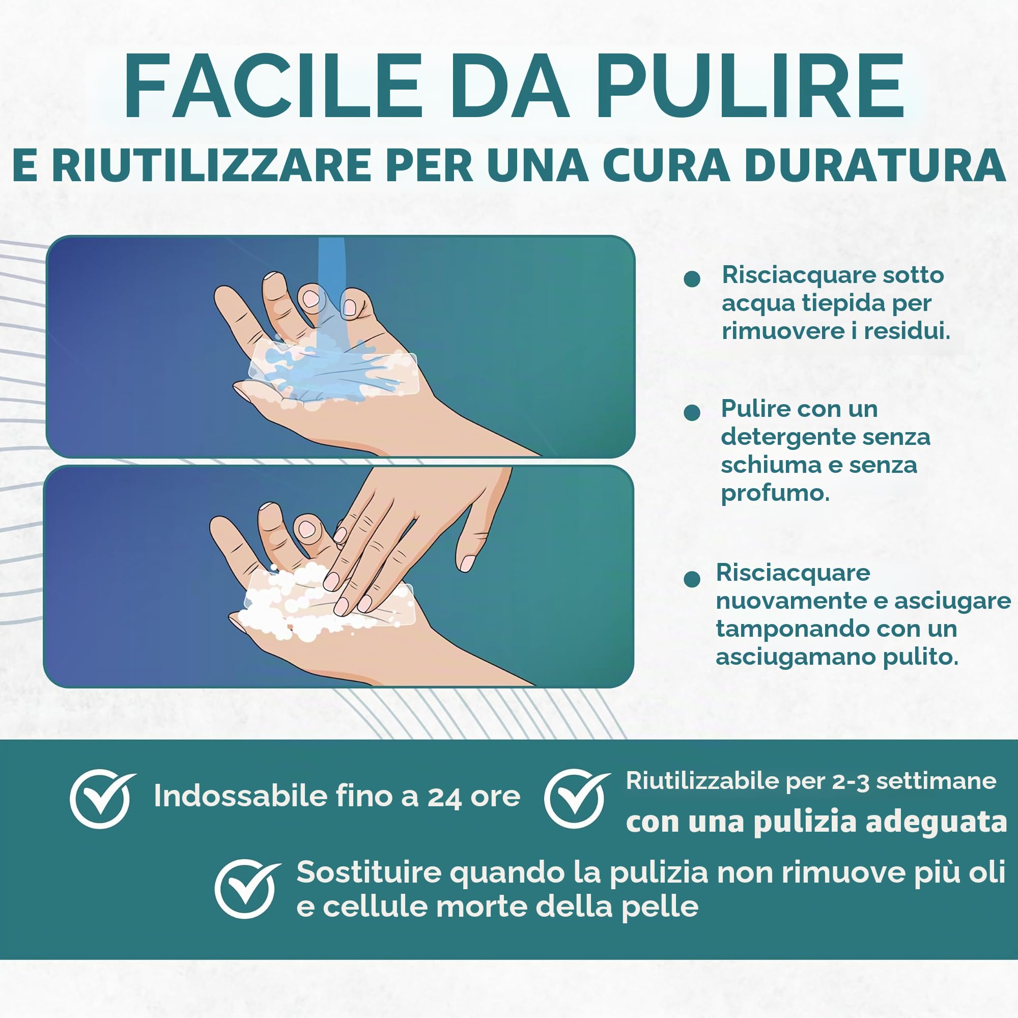 BIODERMIS - Cerotti Silicone per Cicatrici | Riduce Cicatrici Chirurgiche e Ustioni | Riutilizzabili e Adattabili | Rende la Pelle più Chiara e Morbida | 3,6 x 29 cm, Silicone