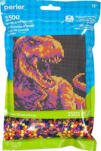 Miniatura 5 de Perler Kit de cuentas de bolsa con patrón de sirena, 3500 piezas