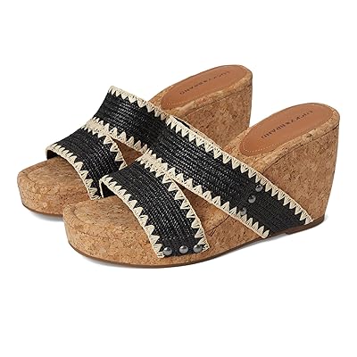 Lucky Brand Vickta Woven Band Cork Wedge Sandals Women