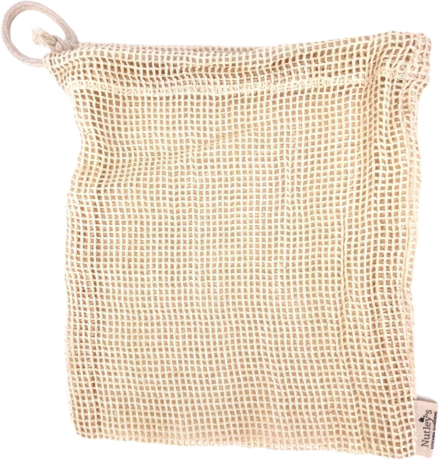 Nutley's Small Organic Cotton Fruit Vegetable Mesh String Bags (6)