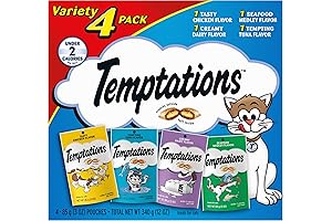 Temptations Classic Crunchy and Soft Cat Snacks Variety Pack