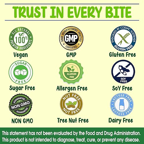 Miniatura 4 de Gomitas de glicinato de magnesio de 400 mg con Ashwagandha, CoQ10, zinc y vitamina C - Adecuado para adultos y niños mayores de 4 años - Gomitas