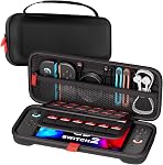 ProCase Carrying Case for Nintendo Switch 2 (2025) with 24 Game Card Slots, Hard Portable Travel Case Storage Bag Protective Pouch for 2025 Nintendo Switch 2 Console and Accessories -Black