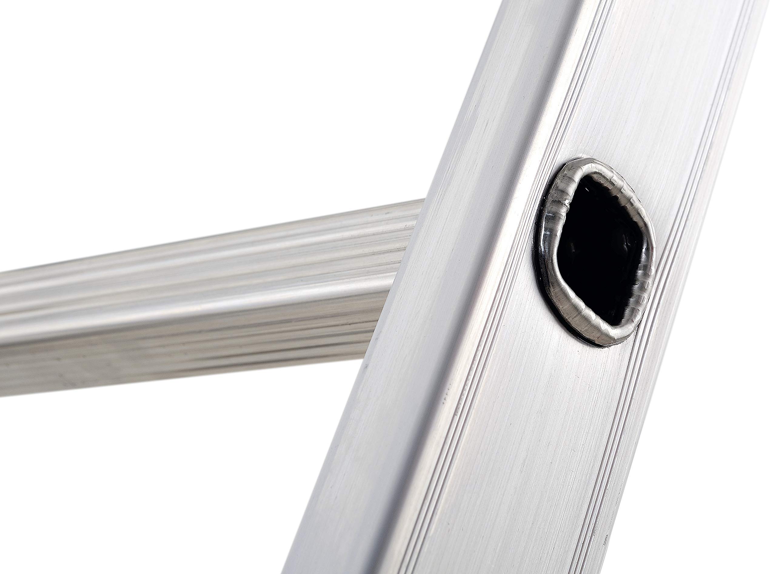 Maßstab A Drei Elemente aus Aluminium, verwendbar mit ausziehbare oder A Stativ. Fuß Stabilisierungsstange, Gelenk-Ausziehbare, Gelenk-Position A Geldbörse, Haken-Höheneinstellung, Sabotageschutz (Seil), Gerät ANTISFILO.