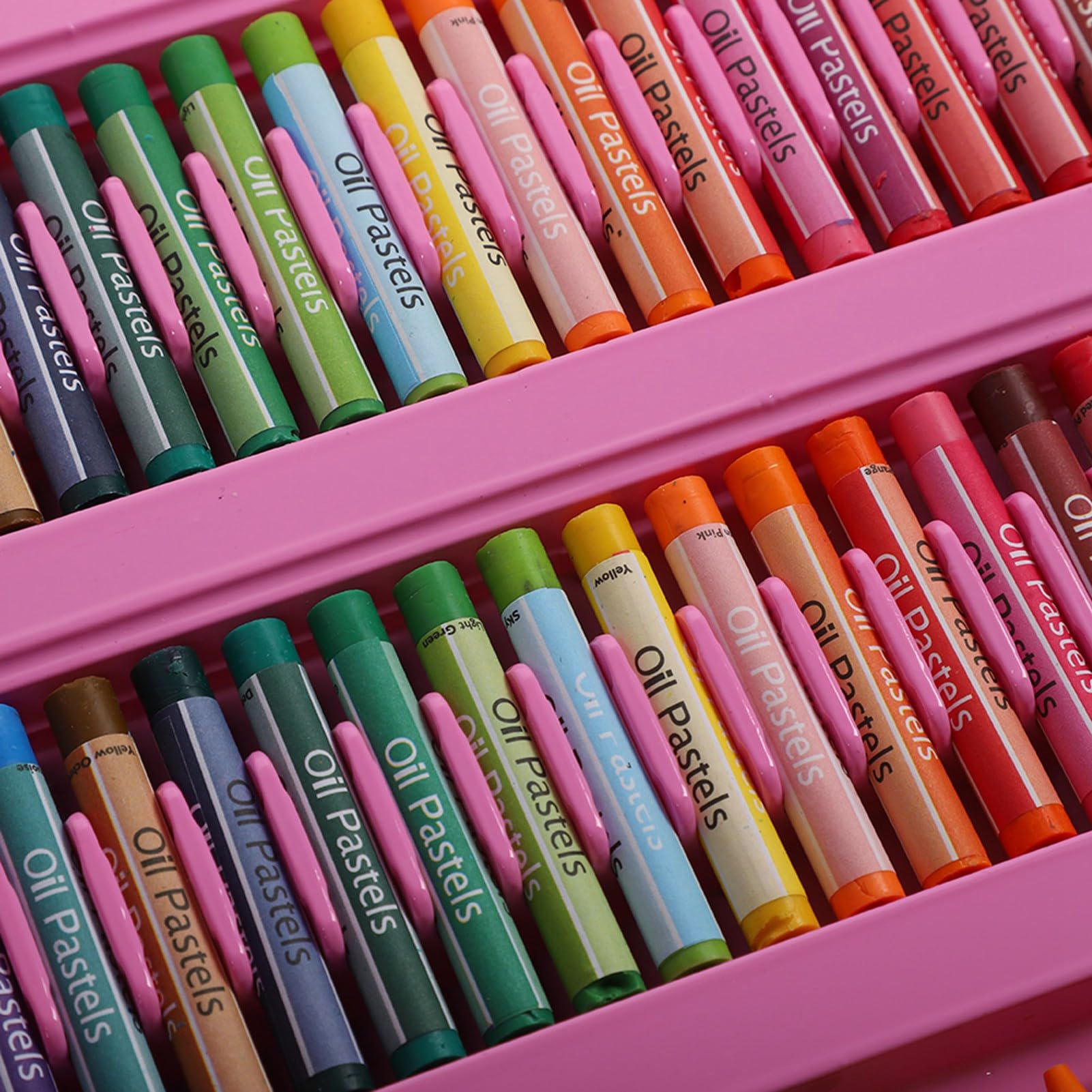 Kinder-Kunst-Set, Wasserfarbstift, Buntstift, Buntstift, Pulverfarbe, Zeichnung, Schreibwaren, Werkzeug, rosa Geschenkbox