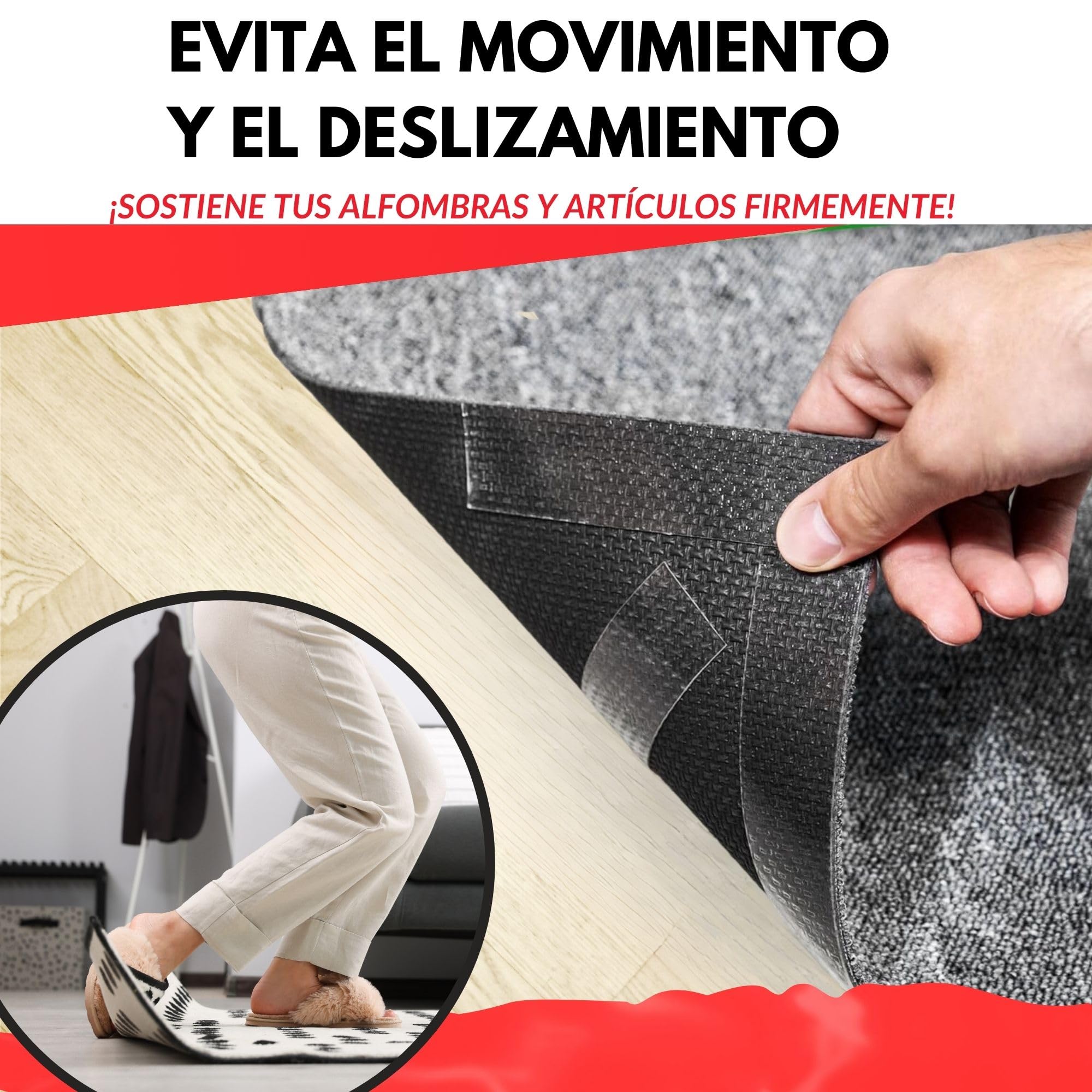 Ruban Adhésif Double Face Nano Très Résistant, 3 M X 2 Cm X 1