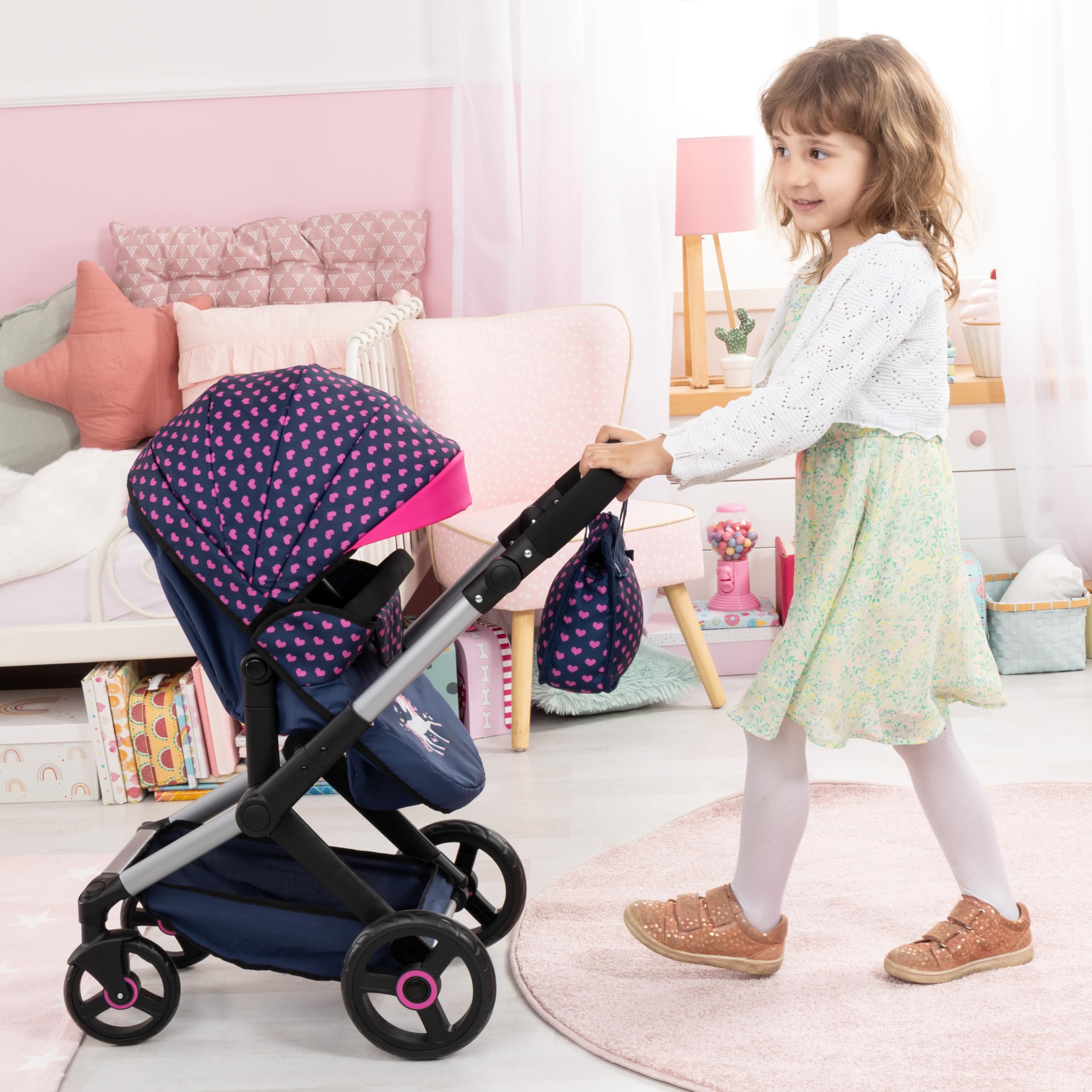 Amazon.com: Bayer Design 17054AA Combi Dolls pram Xeo, Stroller
