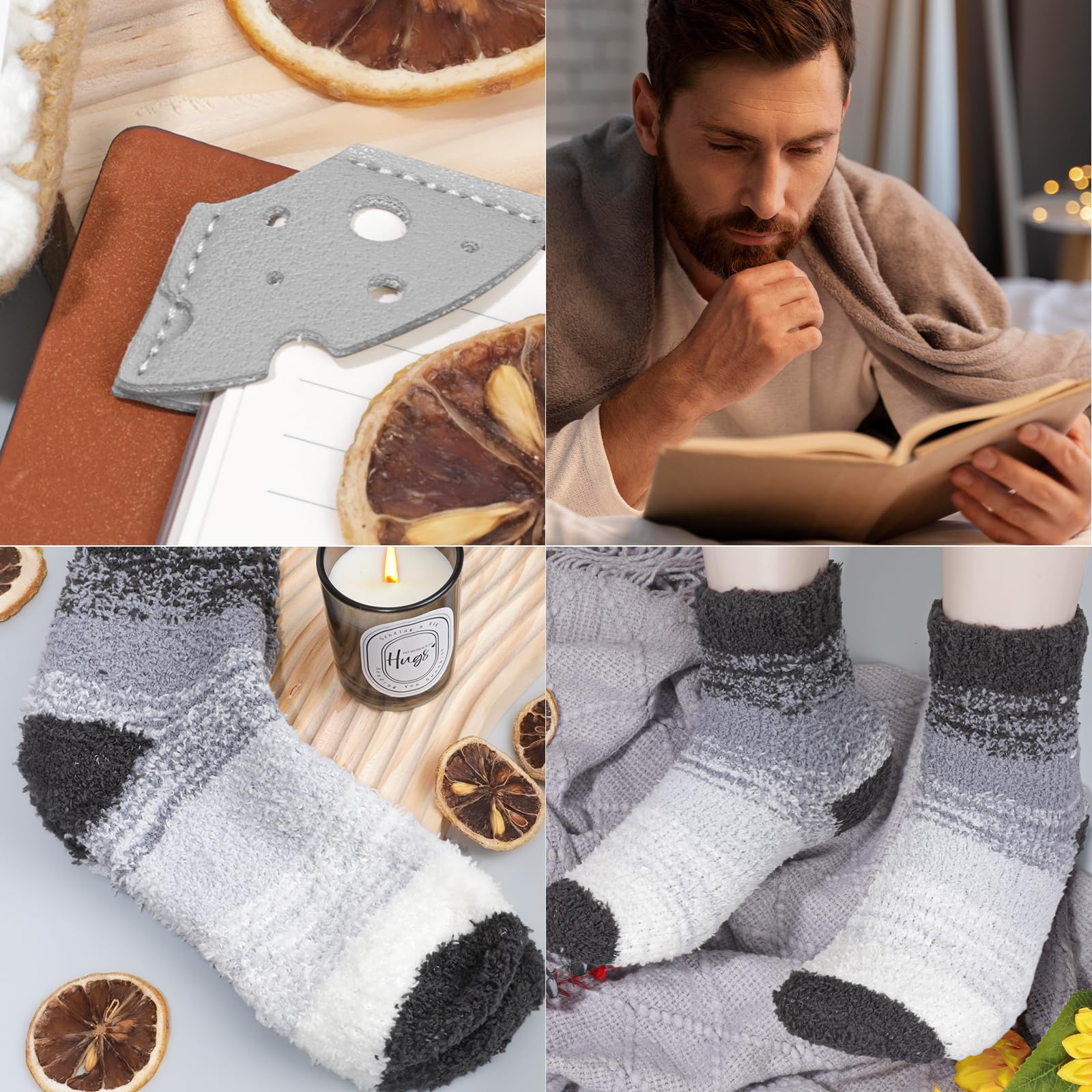 Elysirise Get Well Soon - Cesto regalo da uomo, 8 pezzi, regalo per la festa del papà, regali per la cura di sé per amici, colleghi, Get Well Set After Surgery, Thinking of You, confezione regalo per