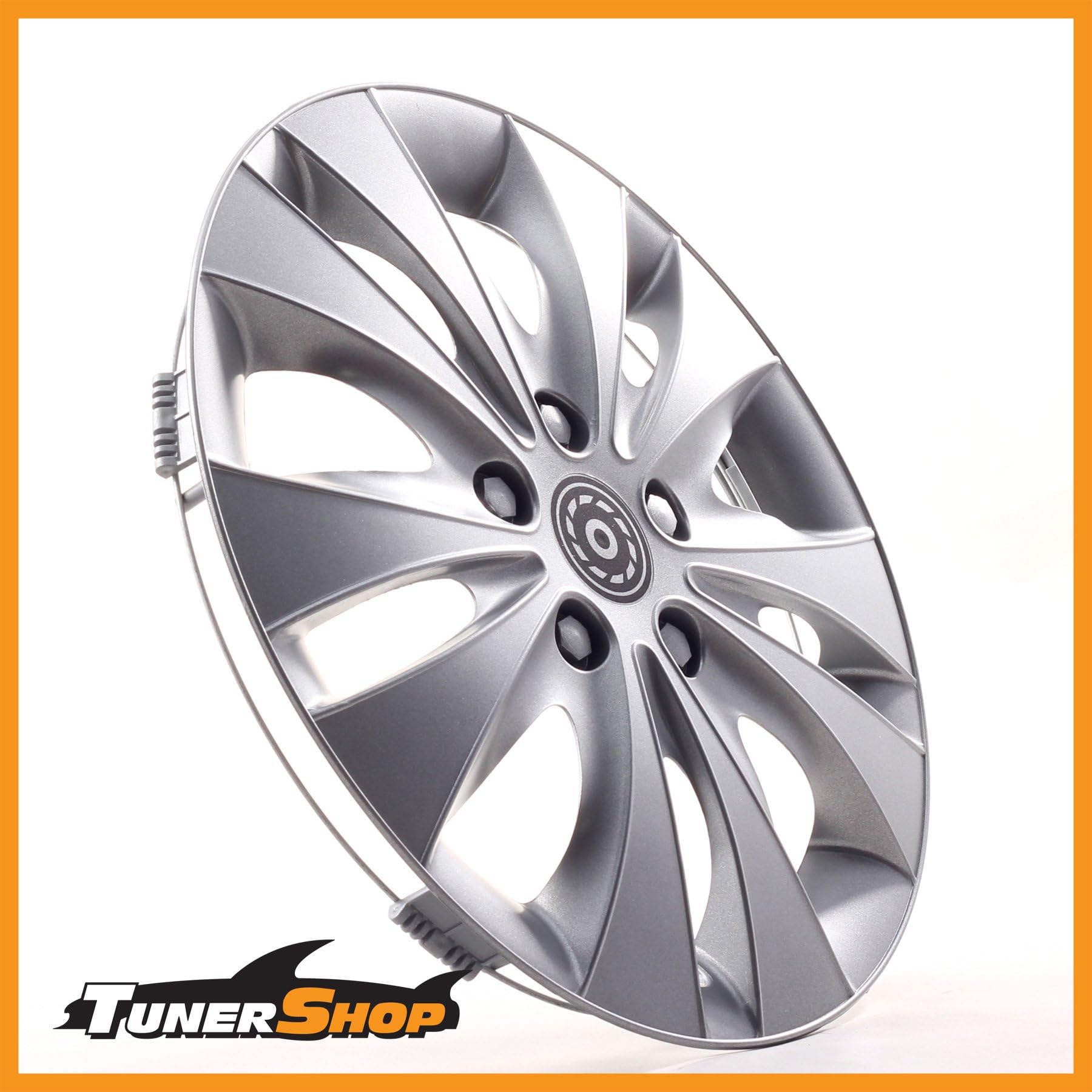 15 inch hubcaps, alloy rims, wheelcovers for Suzuki #2432172 silver, winter and summer