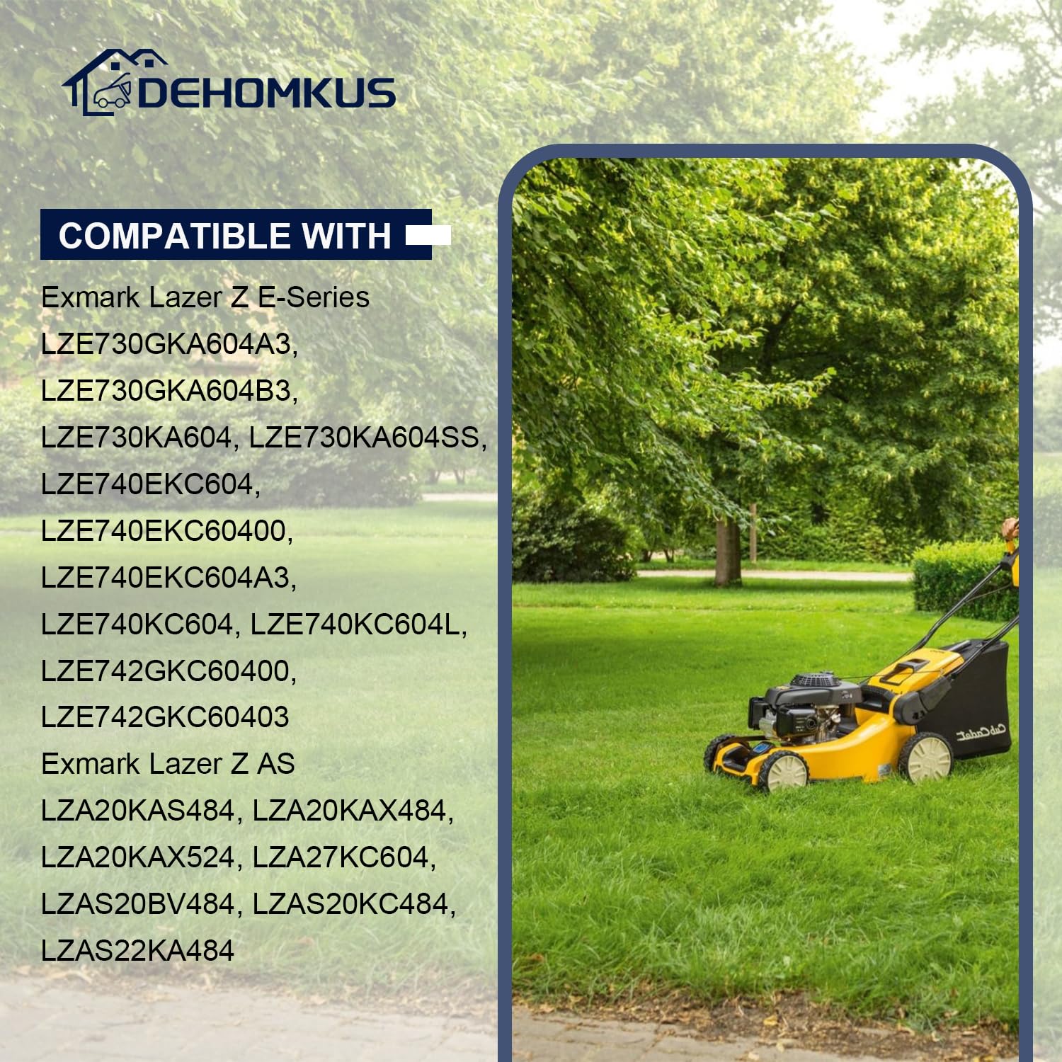 DEHOMKUS 109-8073 Mower Deck Belt Replacement for Exmark Lazer