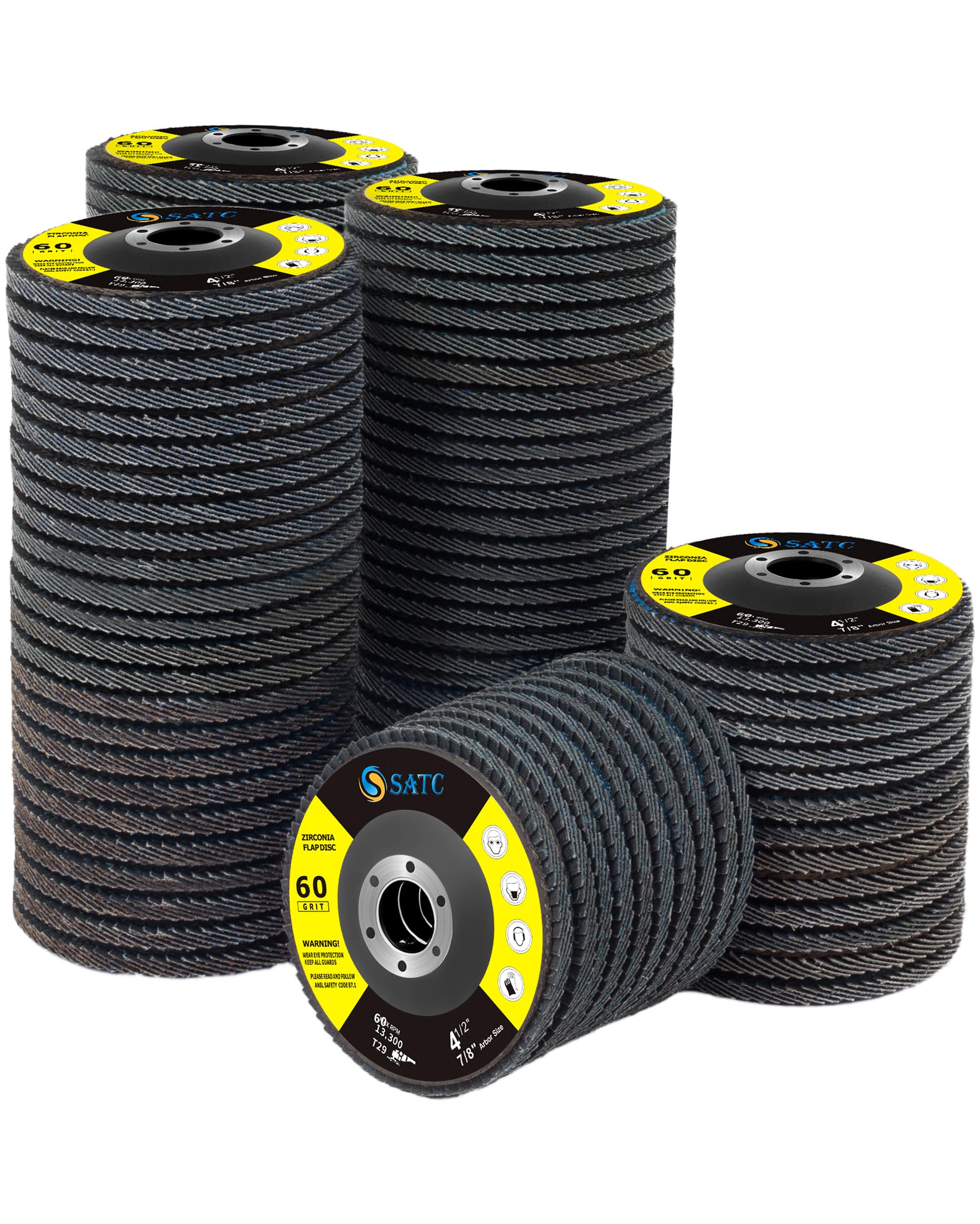 S SATC Flap Discs - Angle Grinder Sanding -22