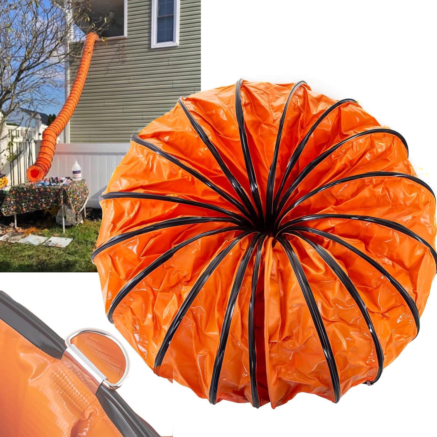 Tuyau d'extraction pour ventilateur de porcherie en PVC souple 5m anti-odeur