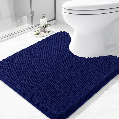Miniatura 88 de Arotive Alfombras de Baño 30x20, Alfombras de Baño de Chenilla Shaggy Extra Suaves y Absorbentes, Lavables a Máquina con Respaldo de Goma