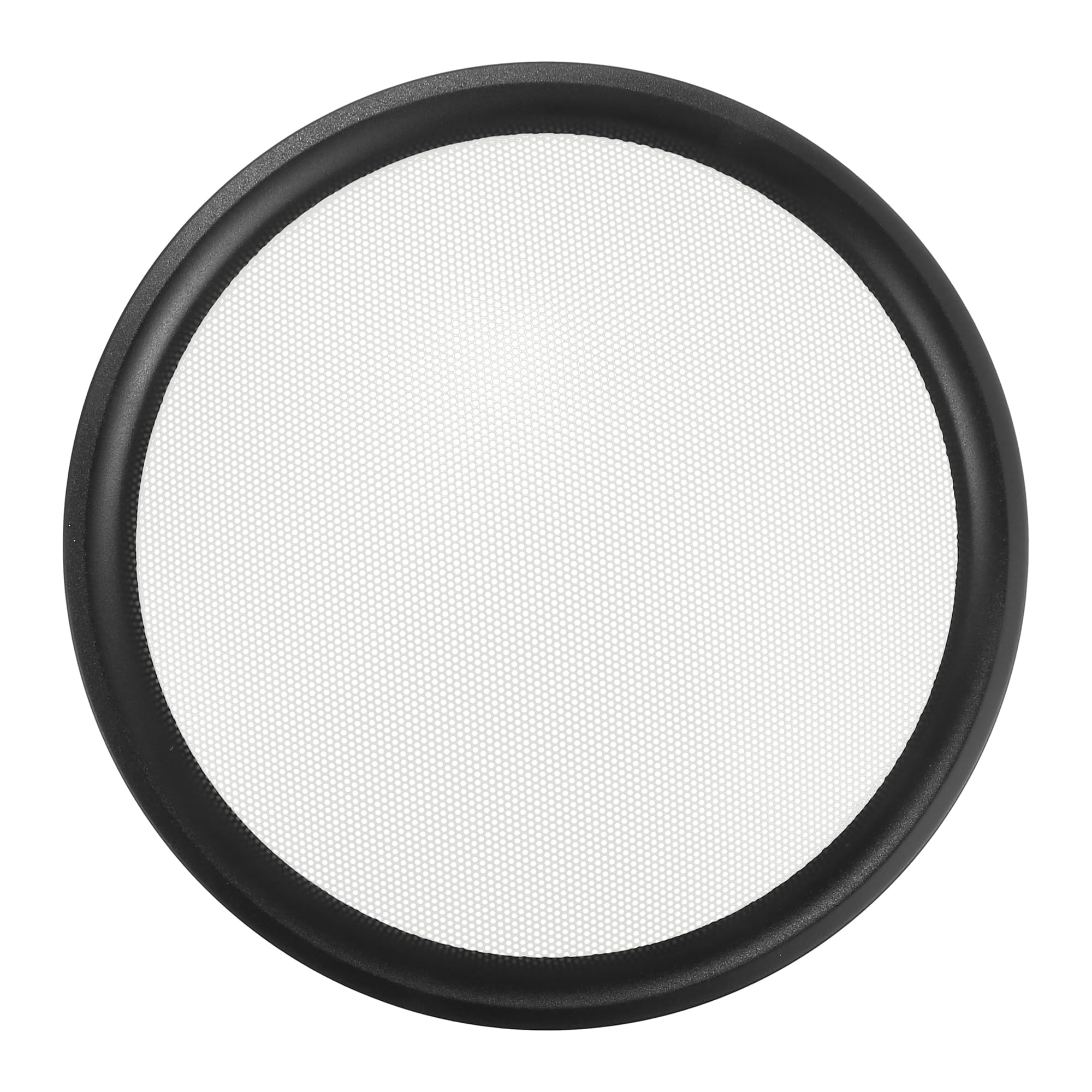 ACROPIX Universal 10" Car Speaker Grills Cover Mesh Round 10 Inch Audio Speaker Subwoofer Guard Protector Case Iron Black White - Pack of 1