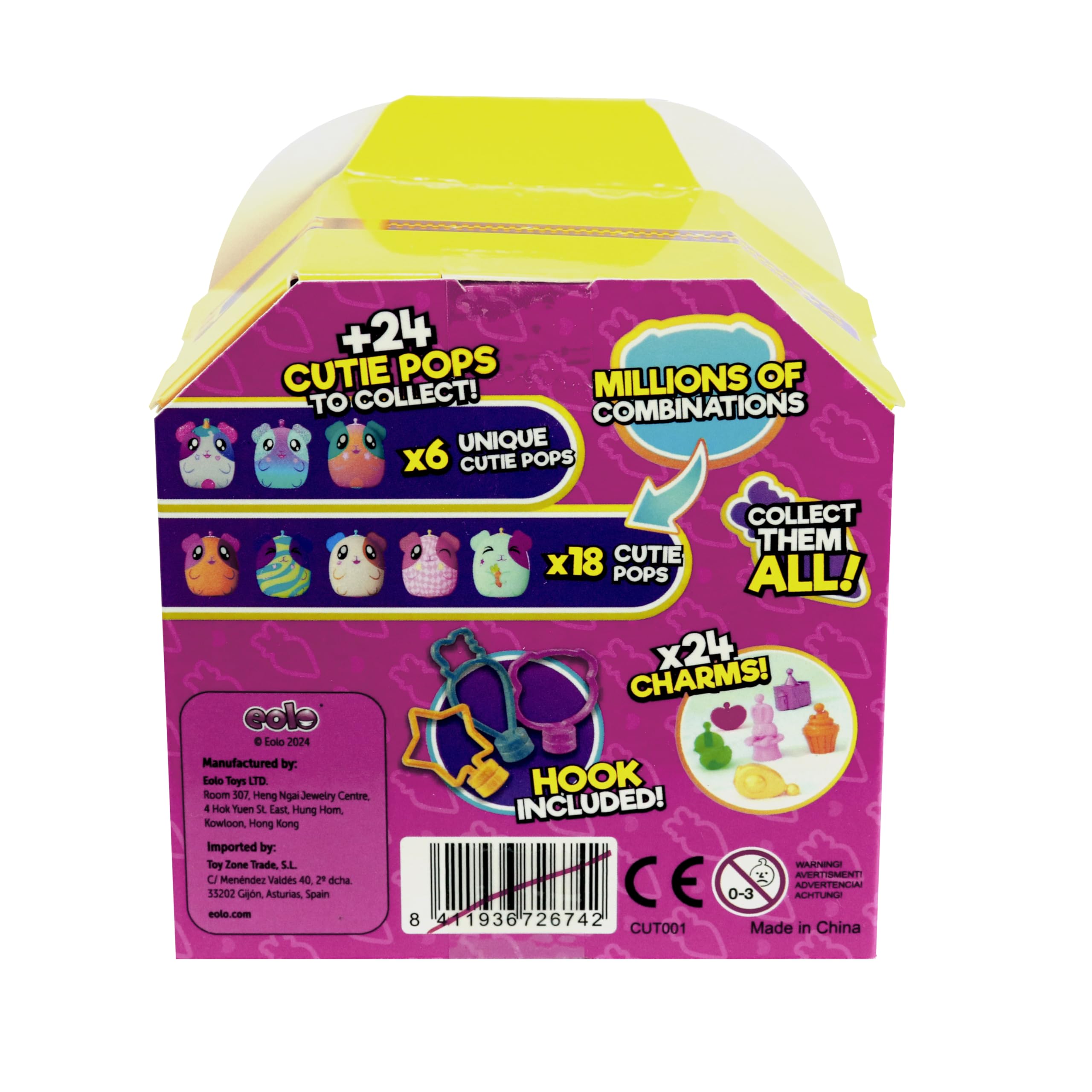 Cutie Pops Single Pack - Surprise Mini Plush, Multicolor, 8 cm - Image 2