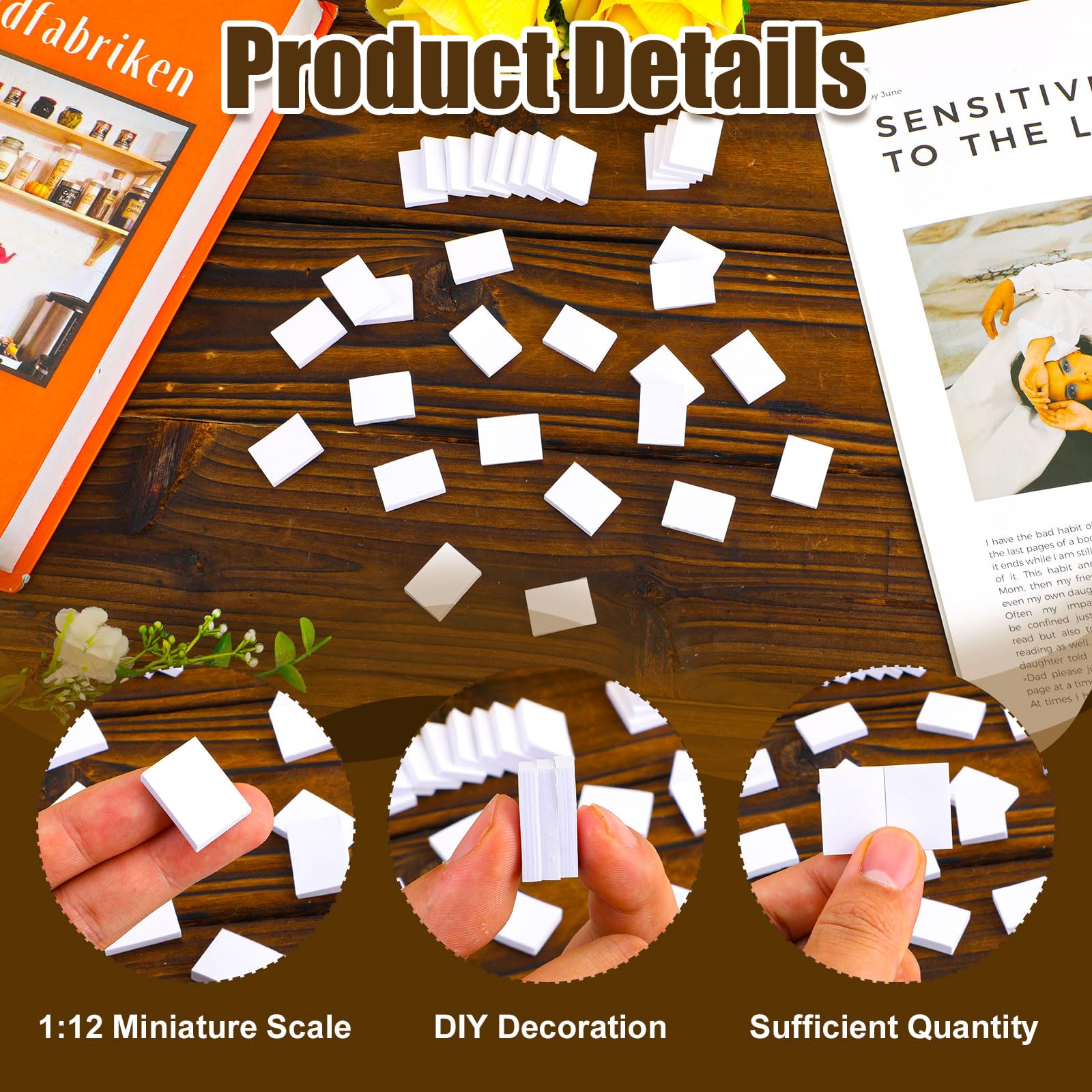 50pcs Blank Miniature Books - Image 4