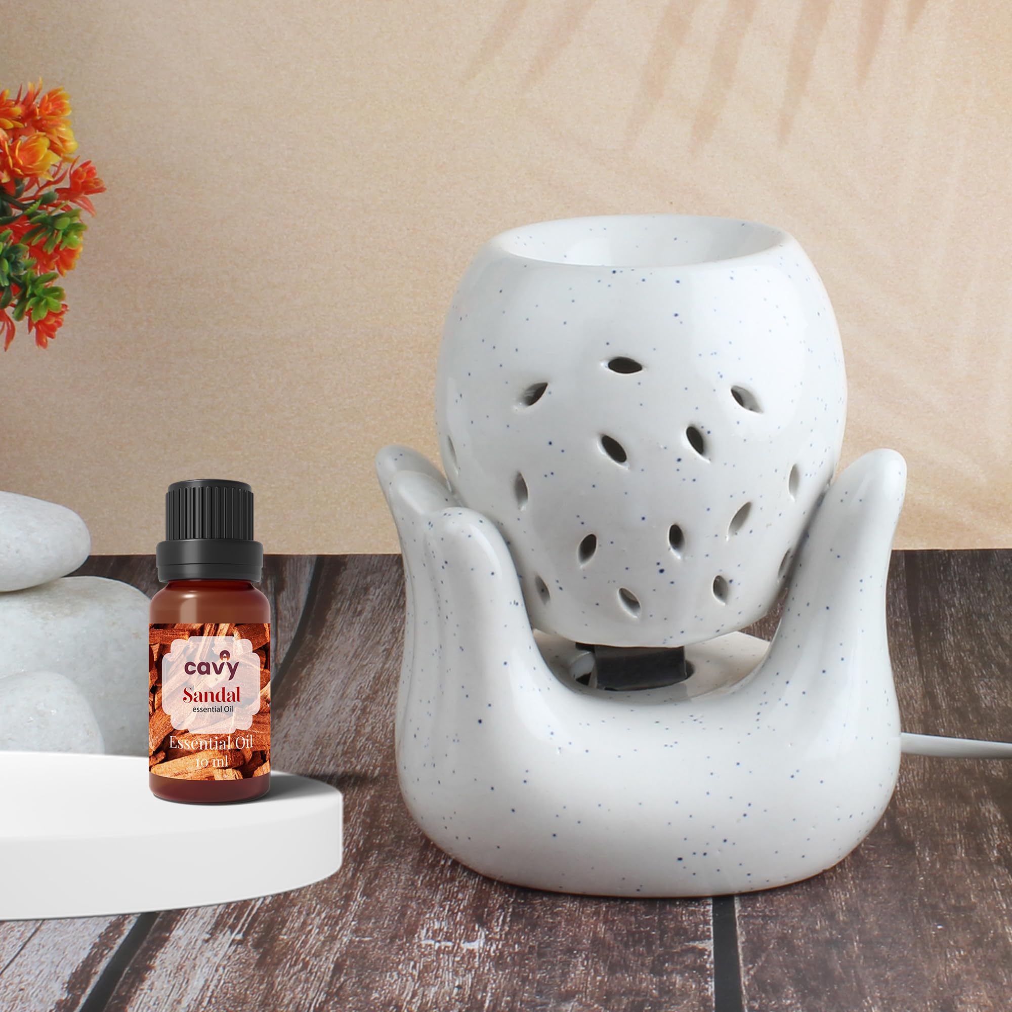 Cavy Decor Electric Aroma Diffuser Oil Burner For Aromatheraphy